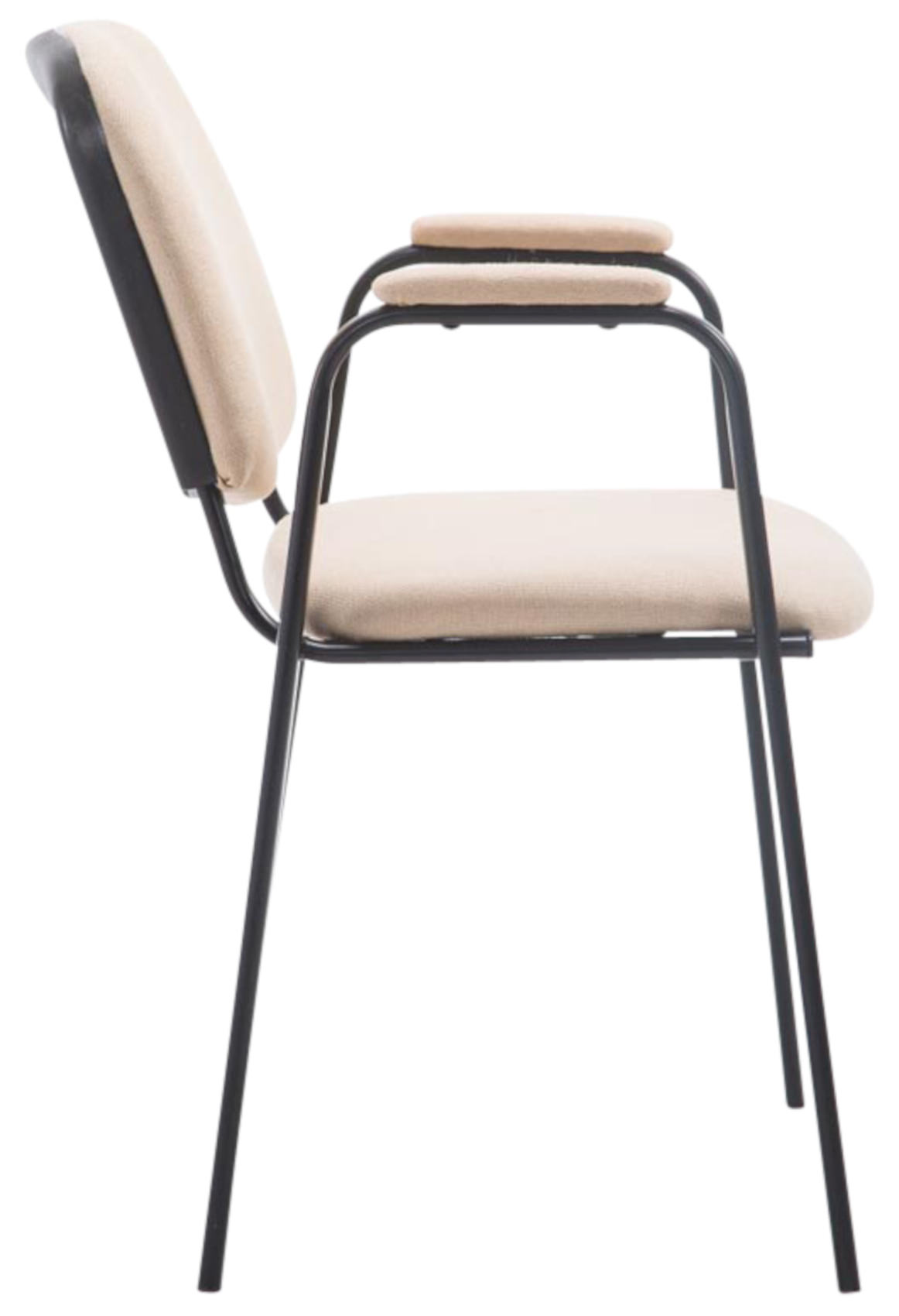 Set van 4 stapelstoelen Ken Pro stof