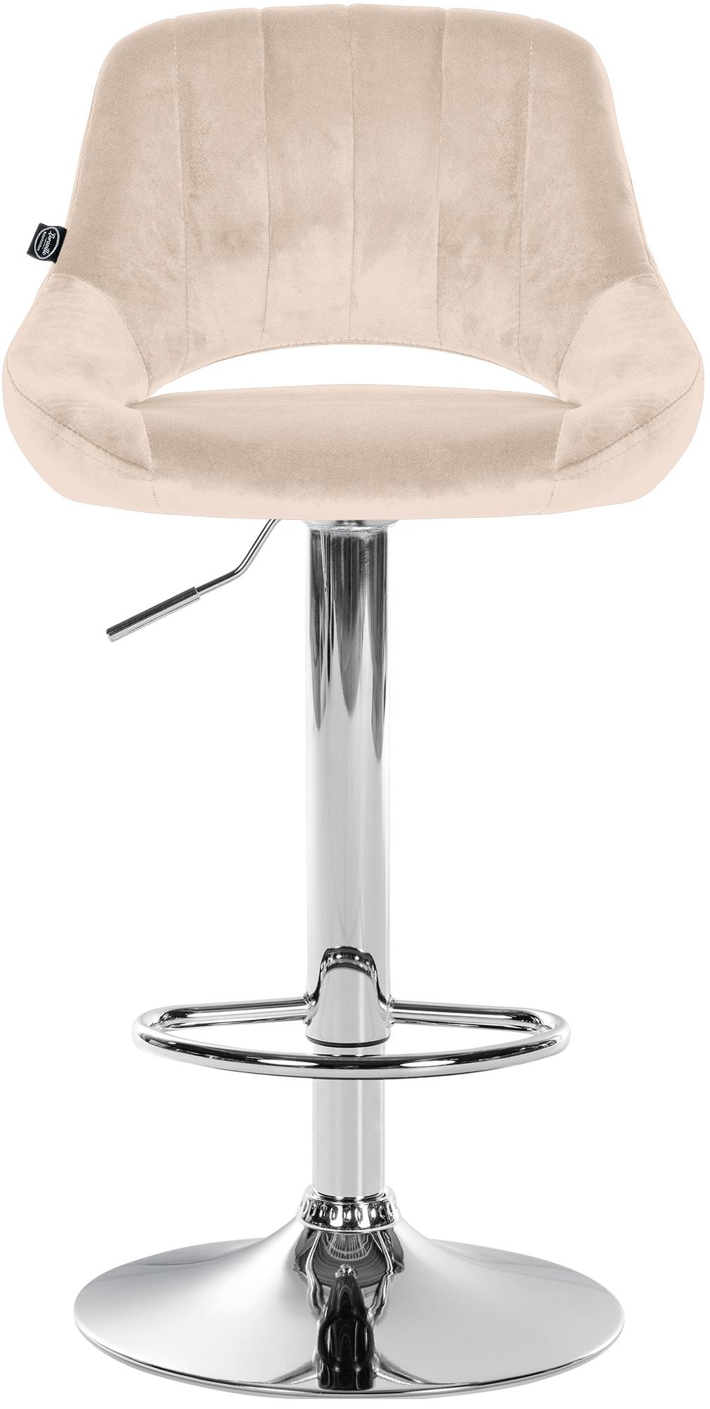 Set van 2 Barkrukken Milet Fluweel