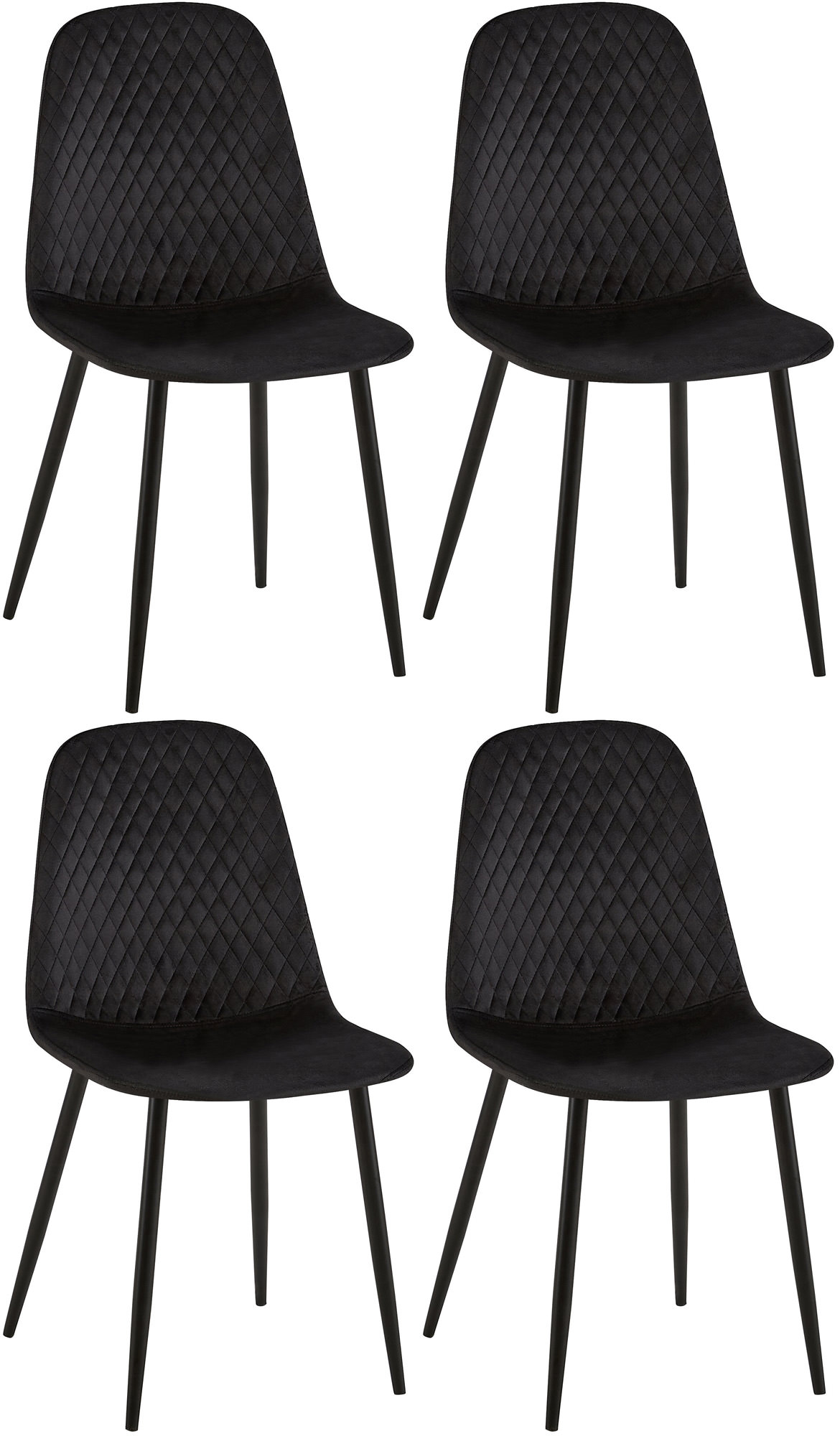 Set van 4 eetkamerstoelen Giverny