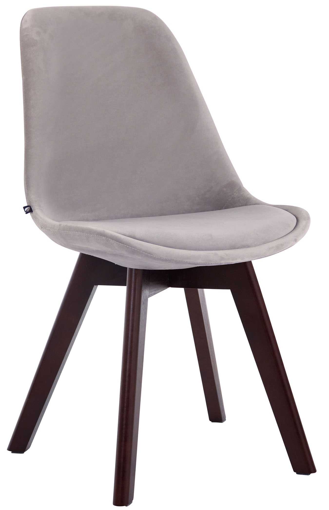 Set van 4 Eetkamerstoelen Borneo Fluweel