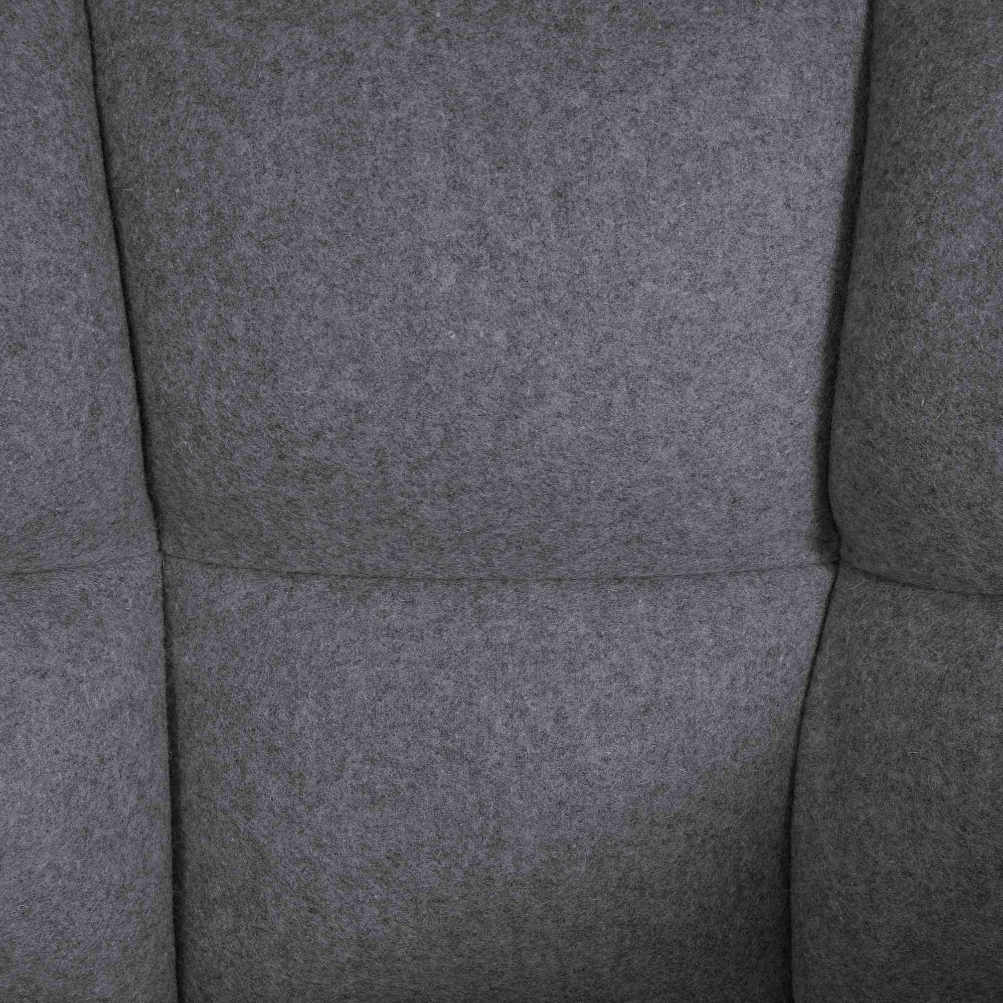 Barkruk Damaso Vilt met Vierpootsframe