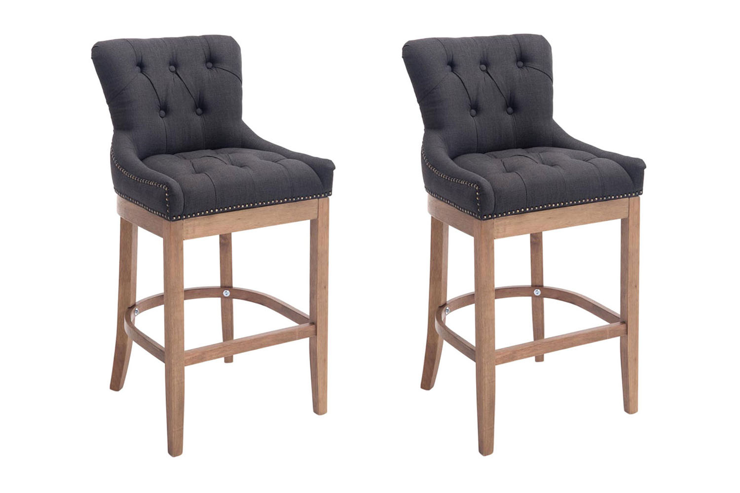 Set van 2 barkrukken Lakewood stof