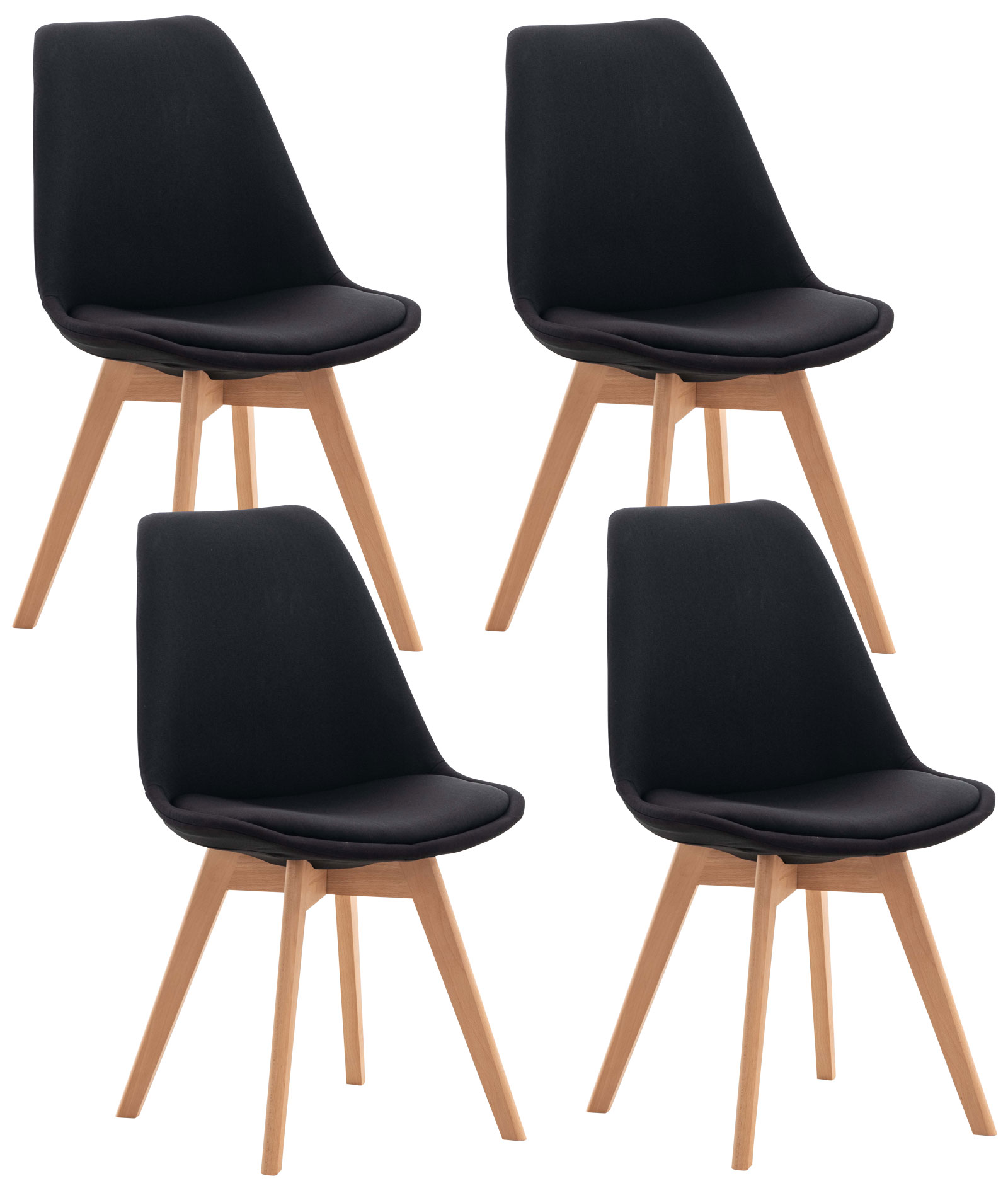 Set van 4 eetkamerstoelen Linares