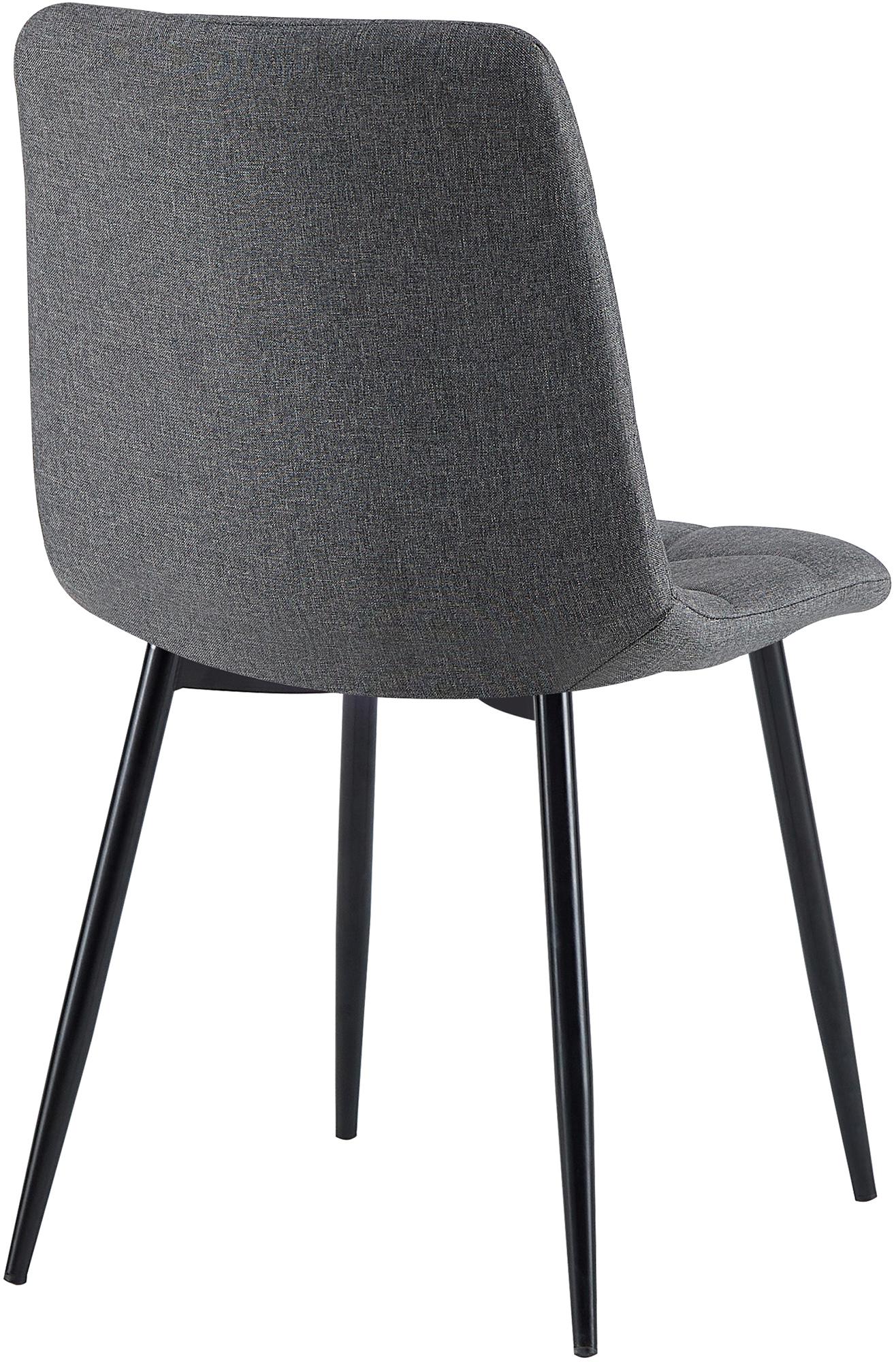 Set van 4 eetkamerstoelen Antibes stof