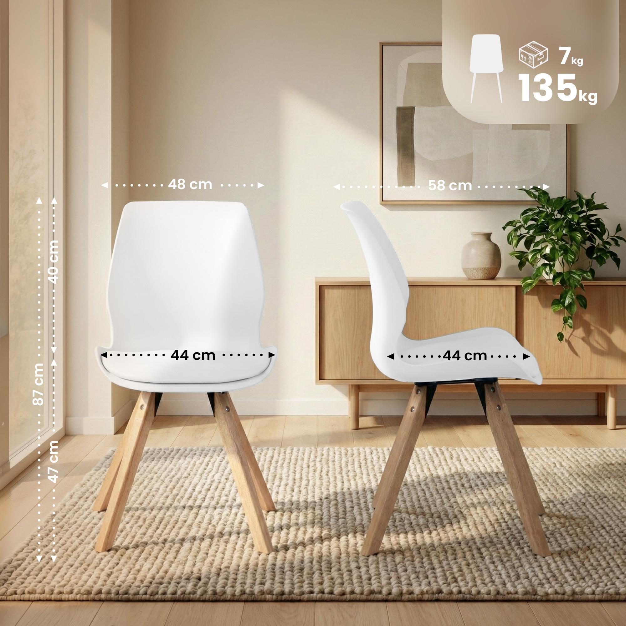 Set van 4 stoelen Luna