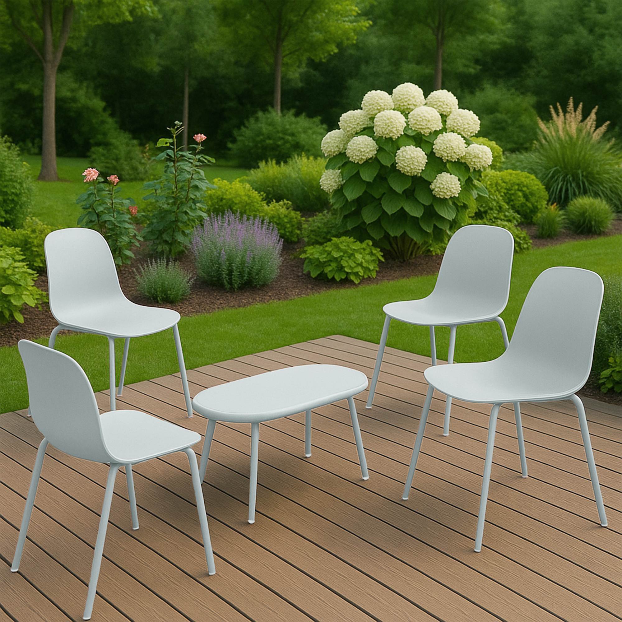 Tuinset Veldin 4-zits