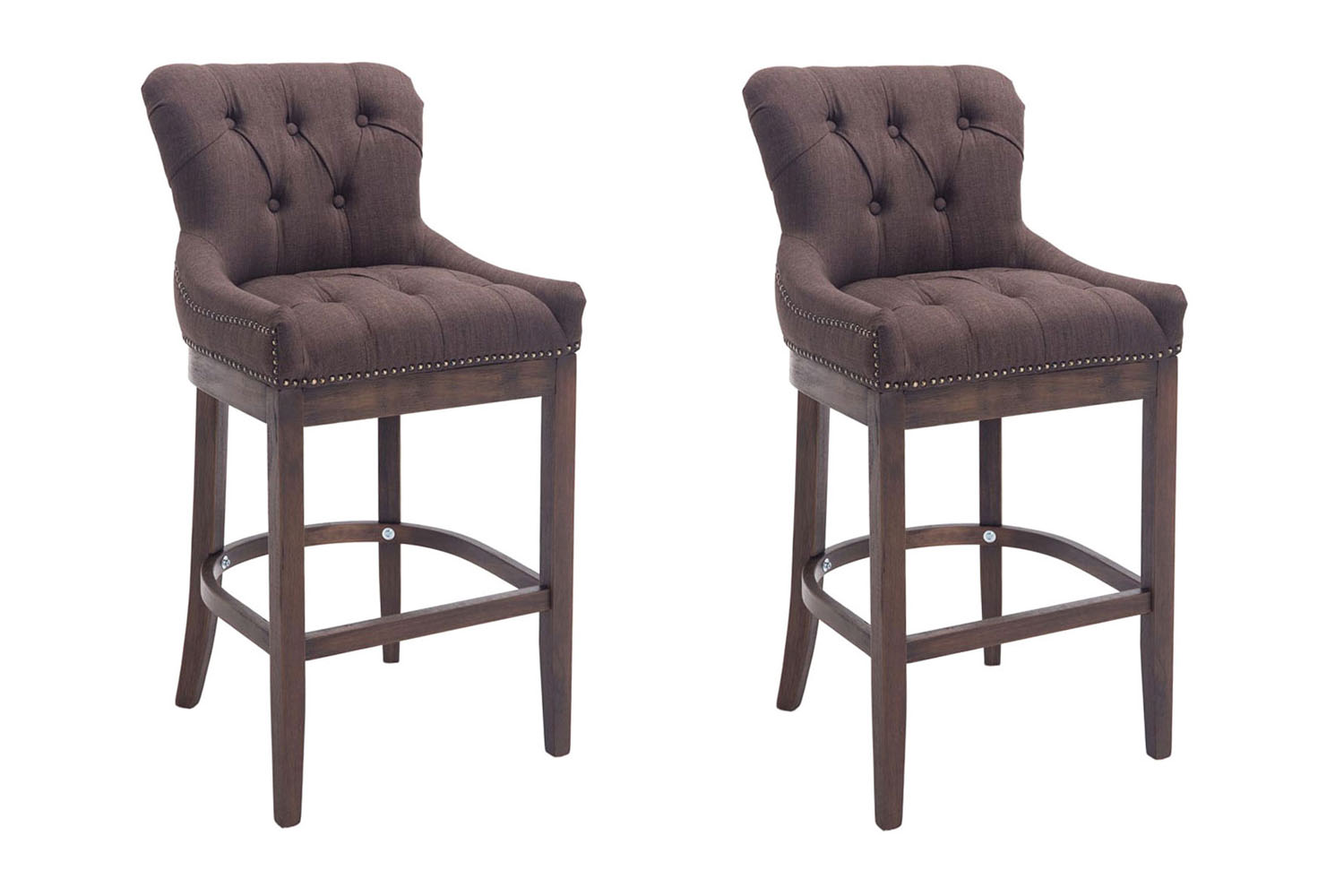 Set van 2 barkrukken Lakewood stof