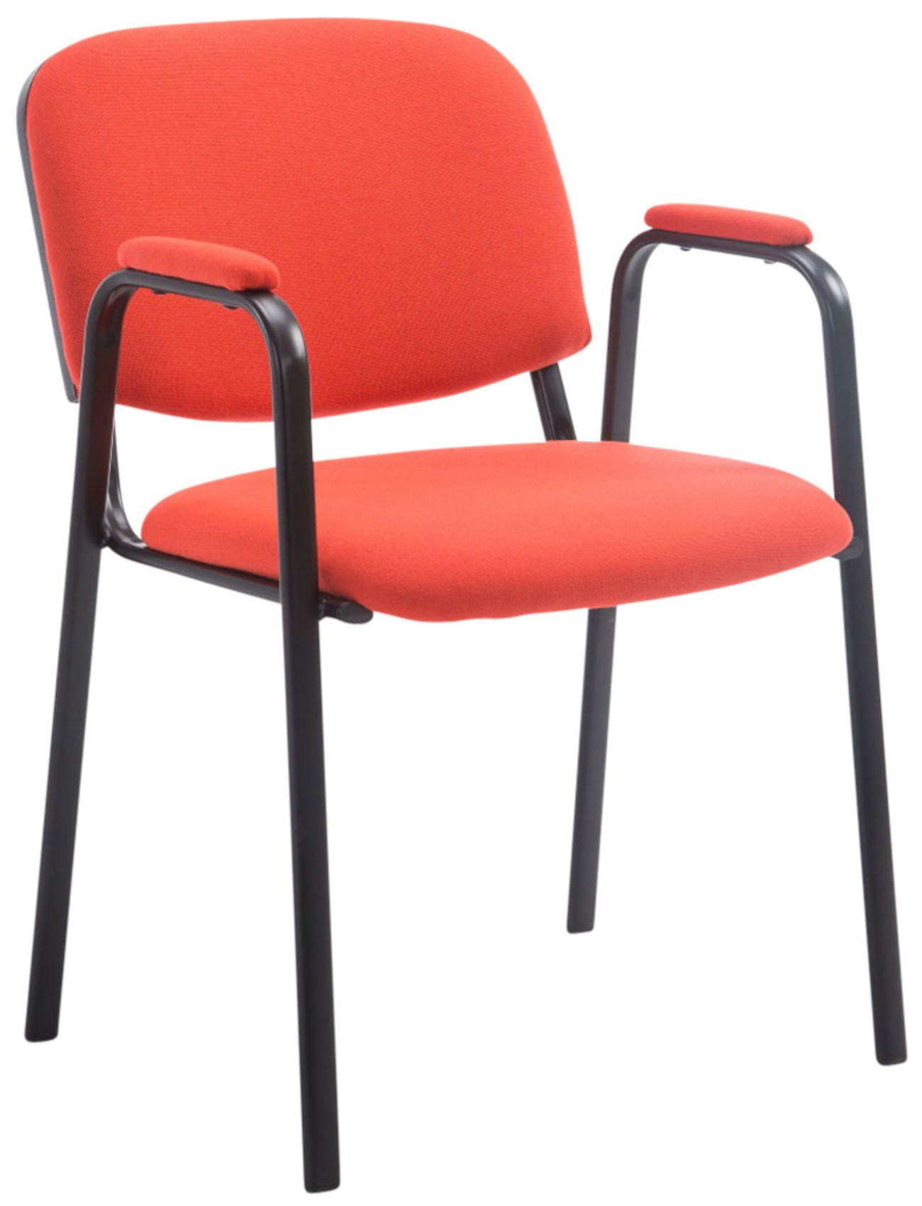 Set van 4 stapelstoelen Ken Pro stof
