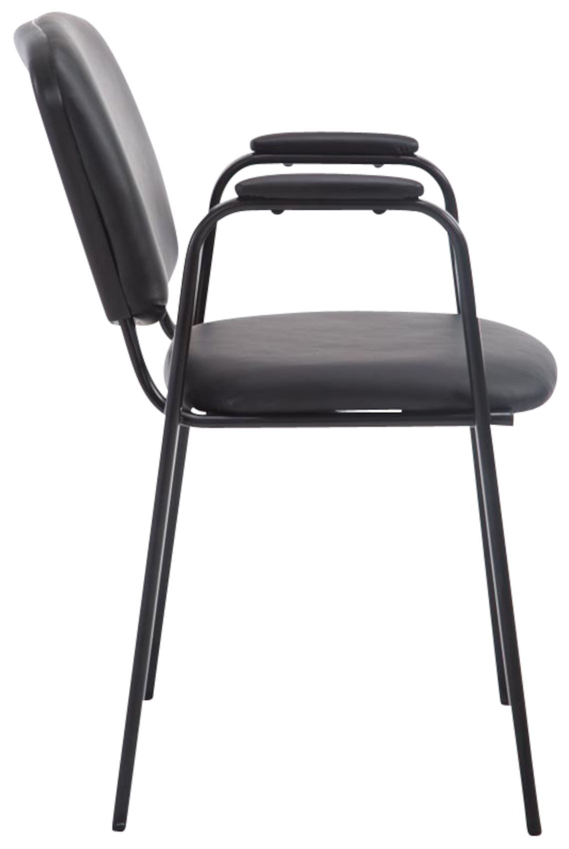 Set van 4 stapelstoelen Ken Pro kunstleer