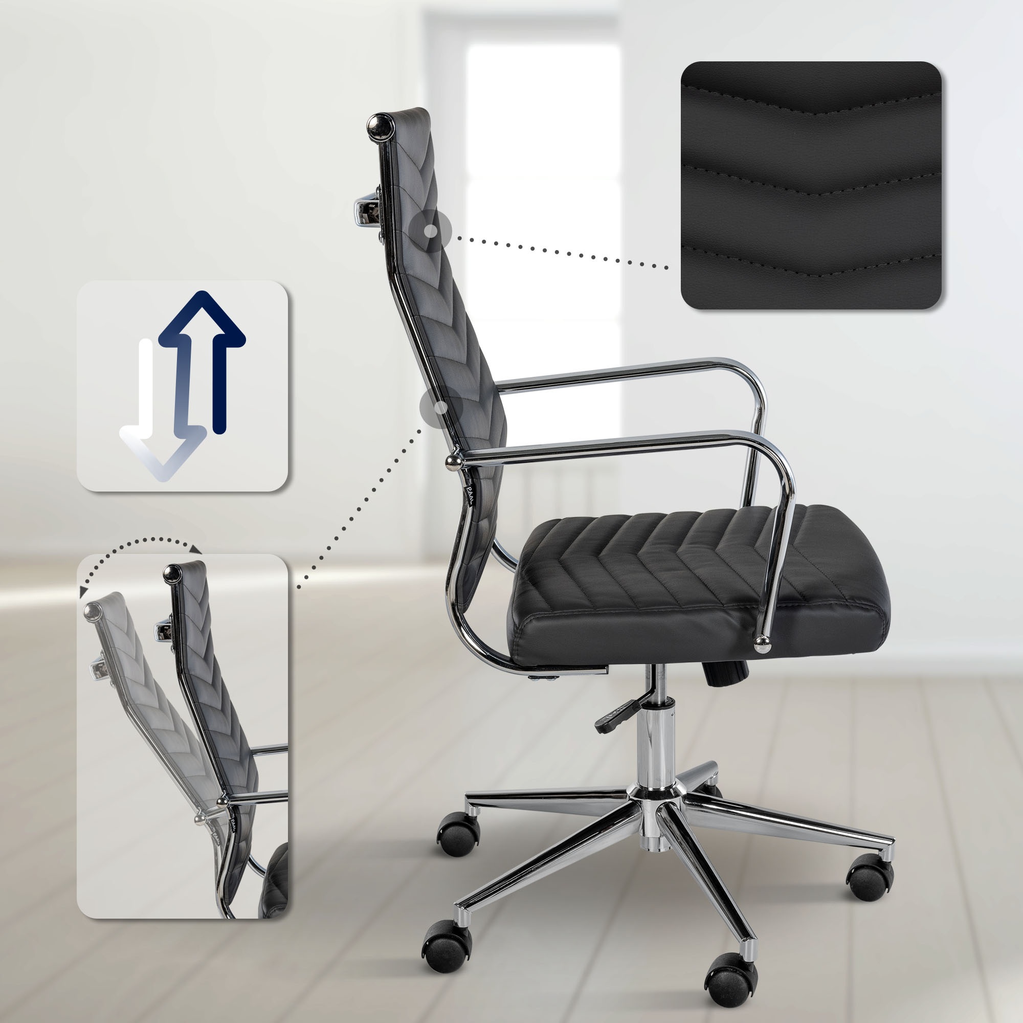 Bureaustoel Canby kunstleer