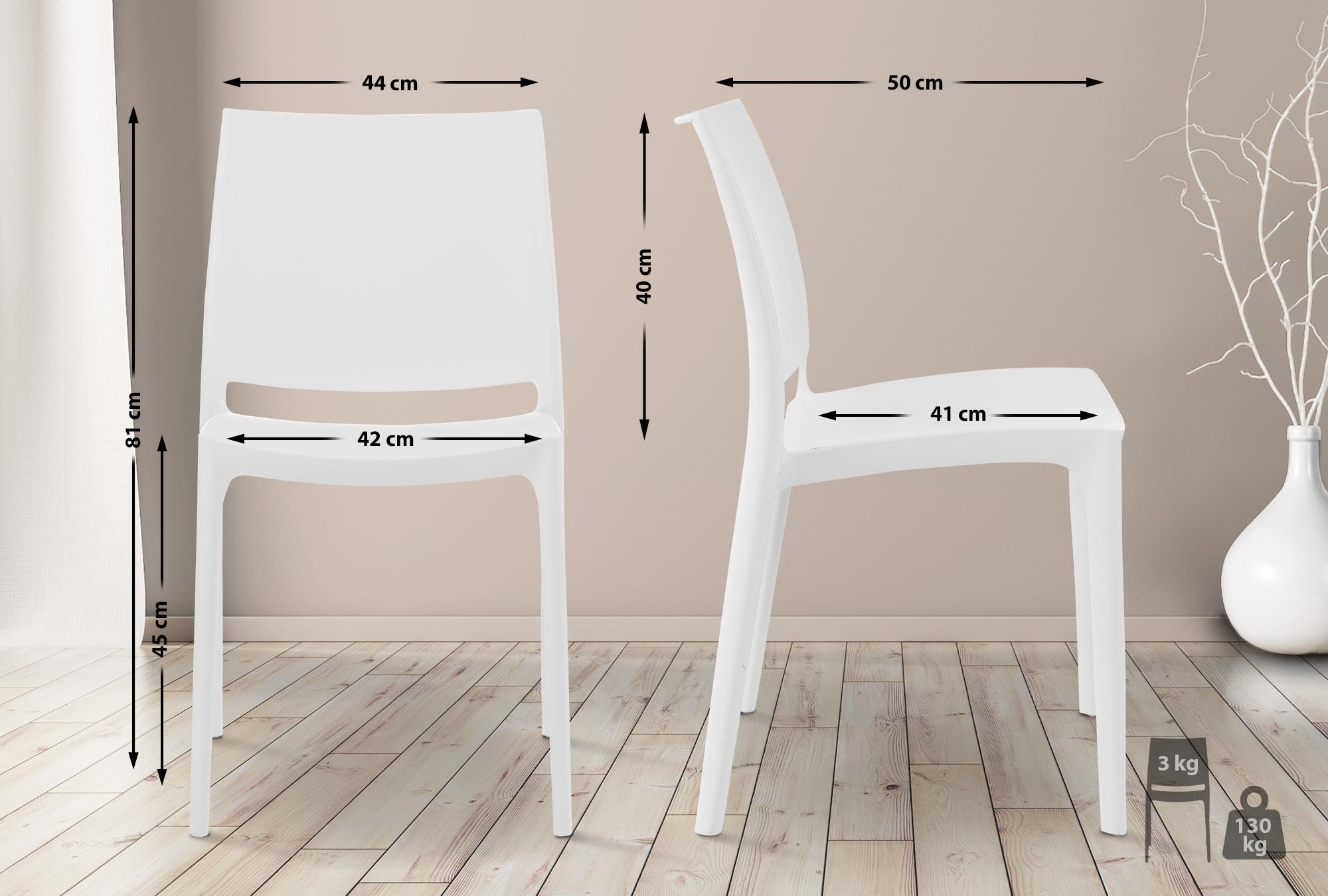 Set van 4 Maya stoelen