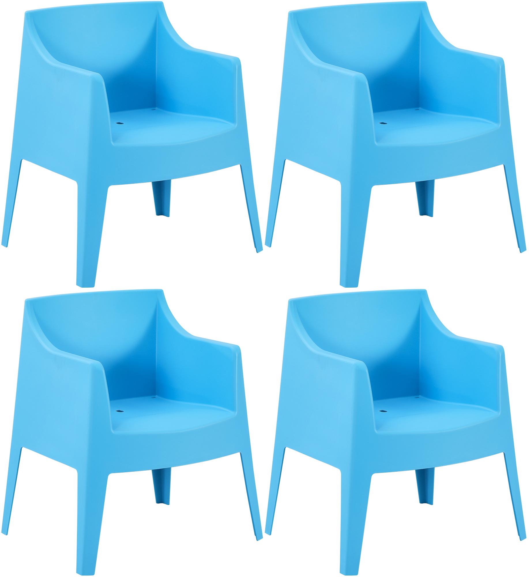 Set van 4 tuinstoelen Bartal