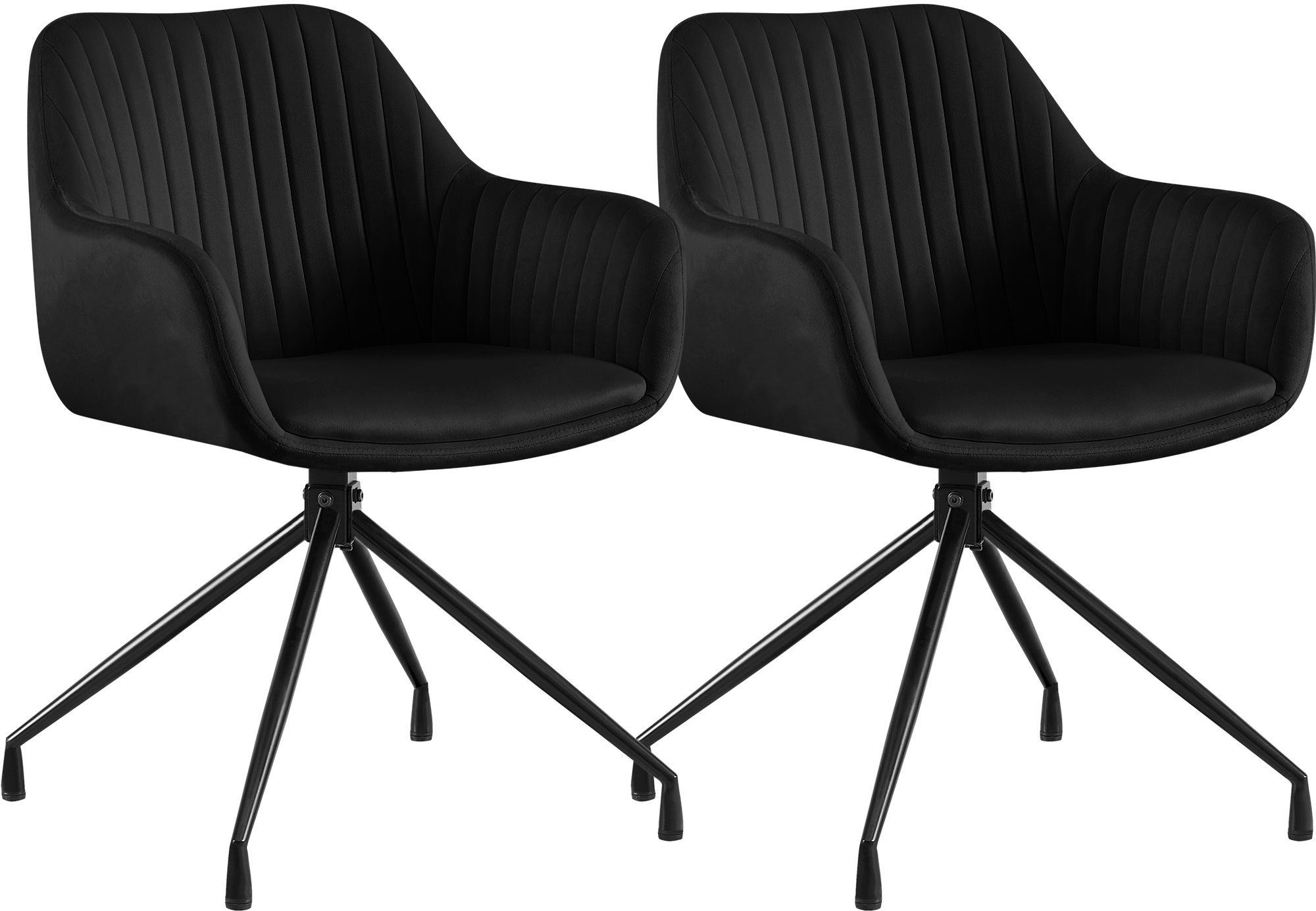 2-delige set eetkamerstoelen Novanis