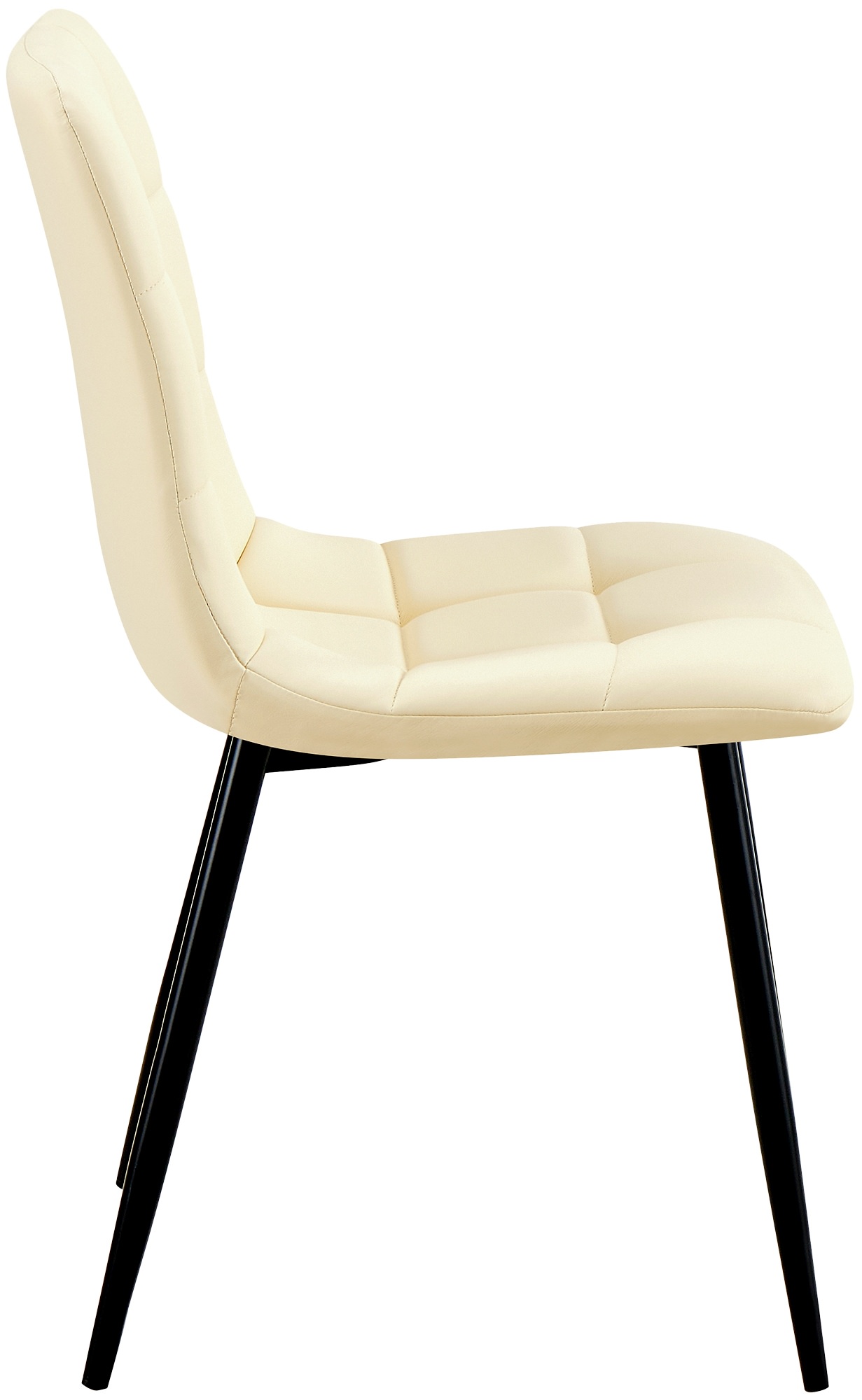 Set van 4 eetkamerstoelen Antibes kunstleer