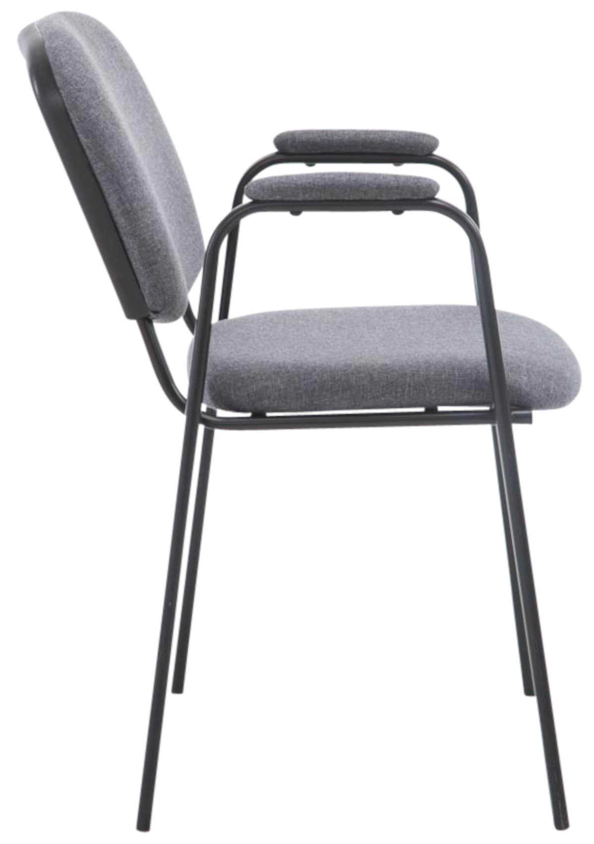 Set van 4 stapelstoelen Ken Pro stof