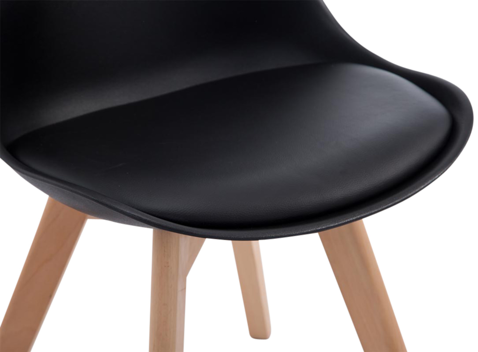 Set van 4 Eetkamerstoelen Borneo - Kunstleer