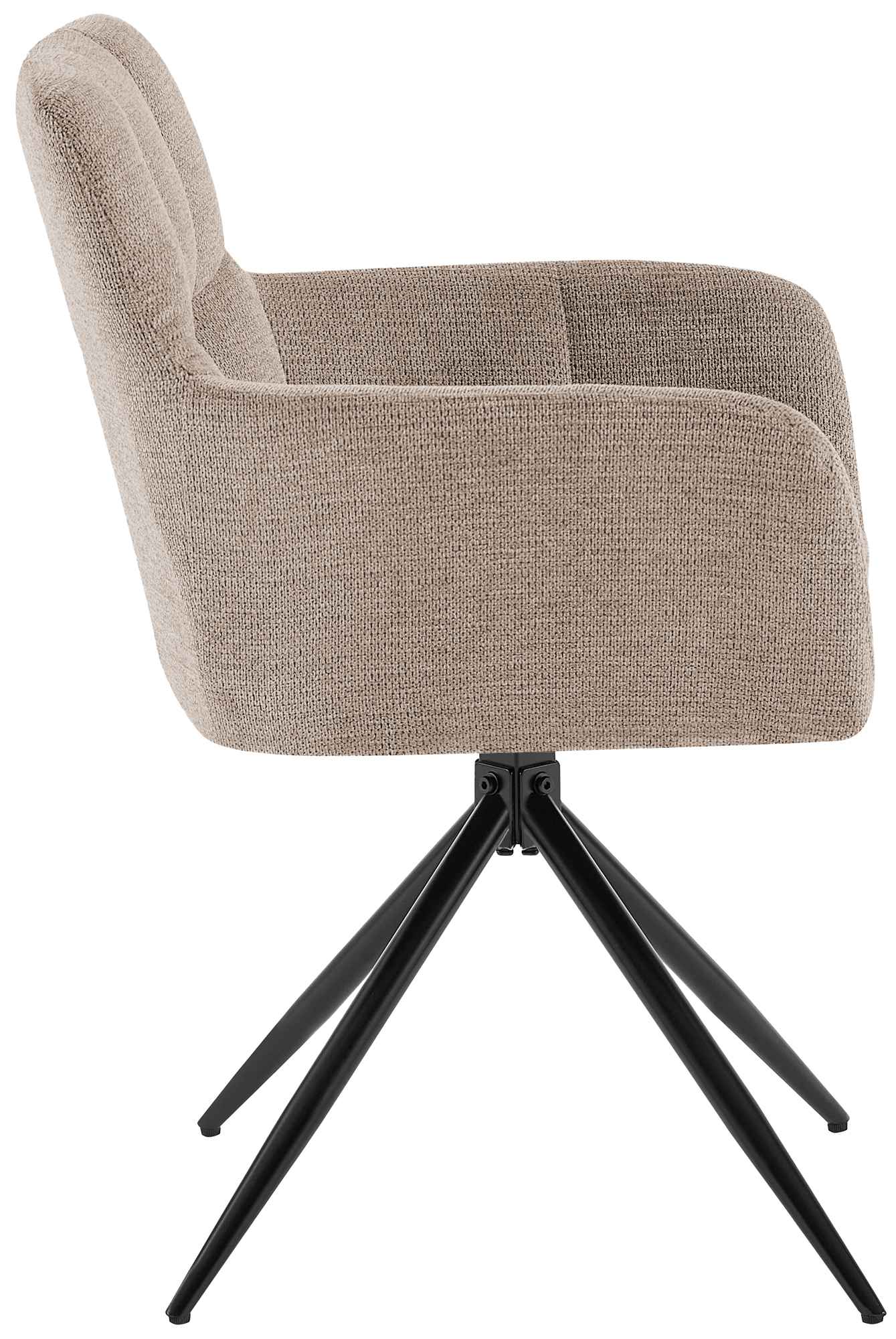 Set van 2 eetkamerstoelen Jonah stof