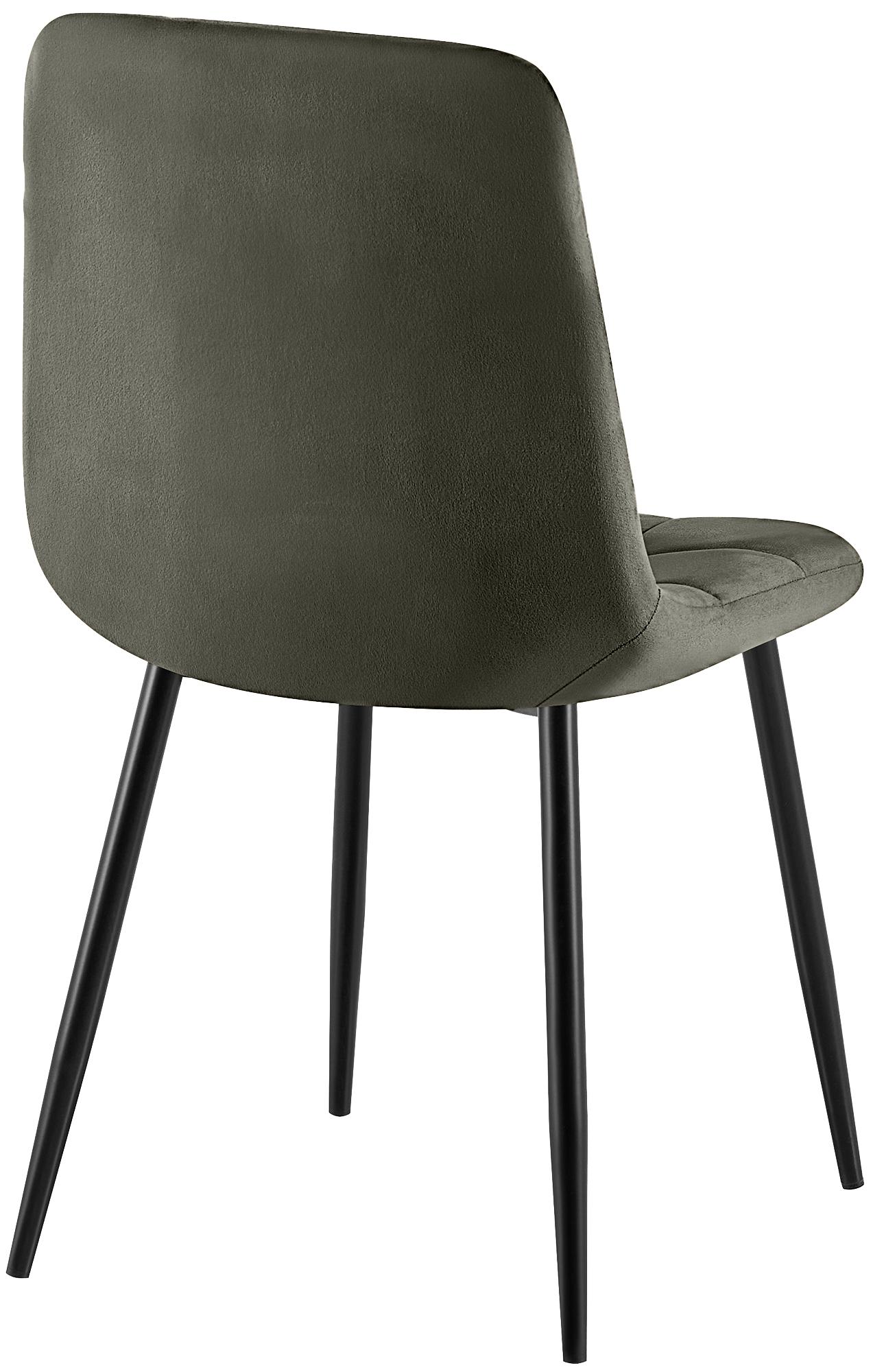 Set van 4 eetkamerstoelen Antibes Velvet