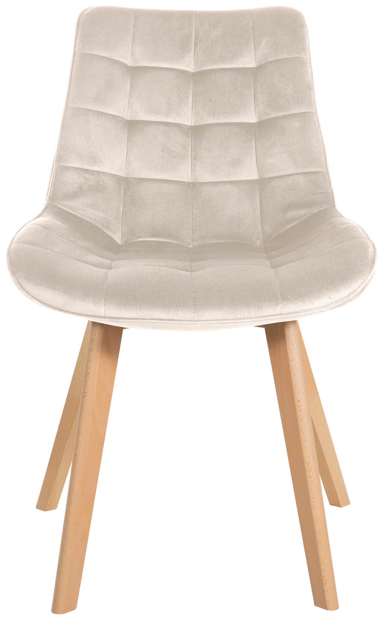 Set van 2 eetkamerstoelen Brook fluweel