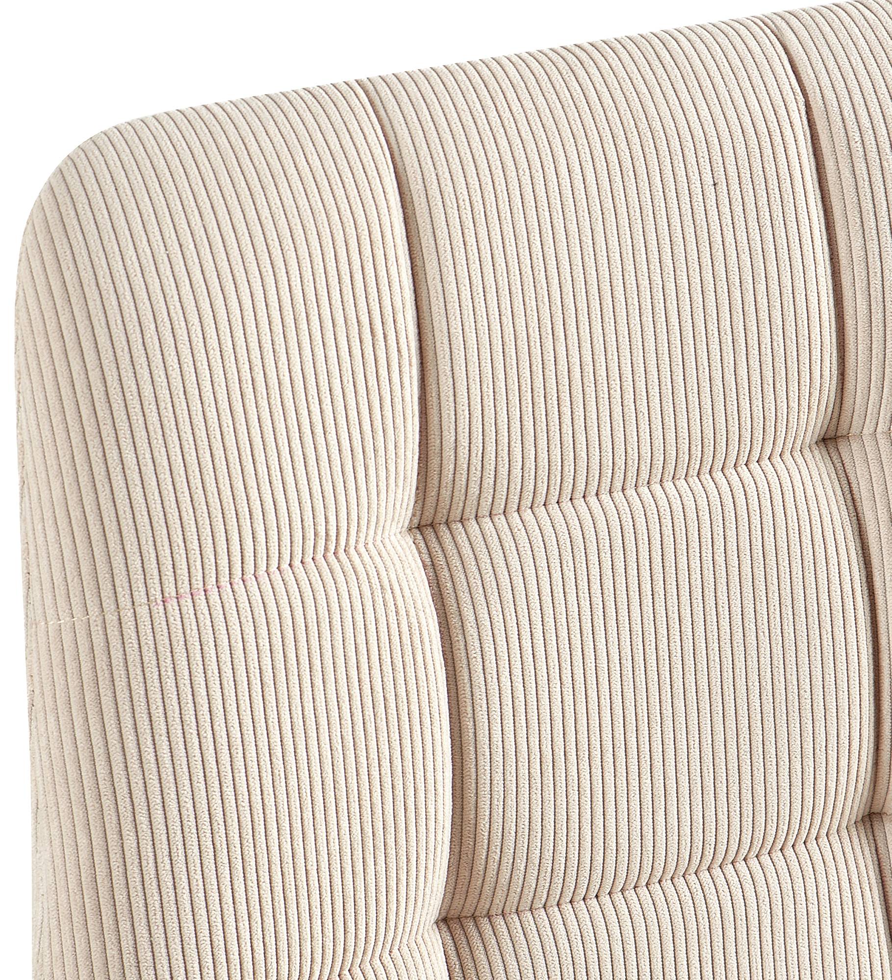 Set van 2 eetkamerstoelen Antibes ribstof