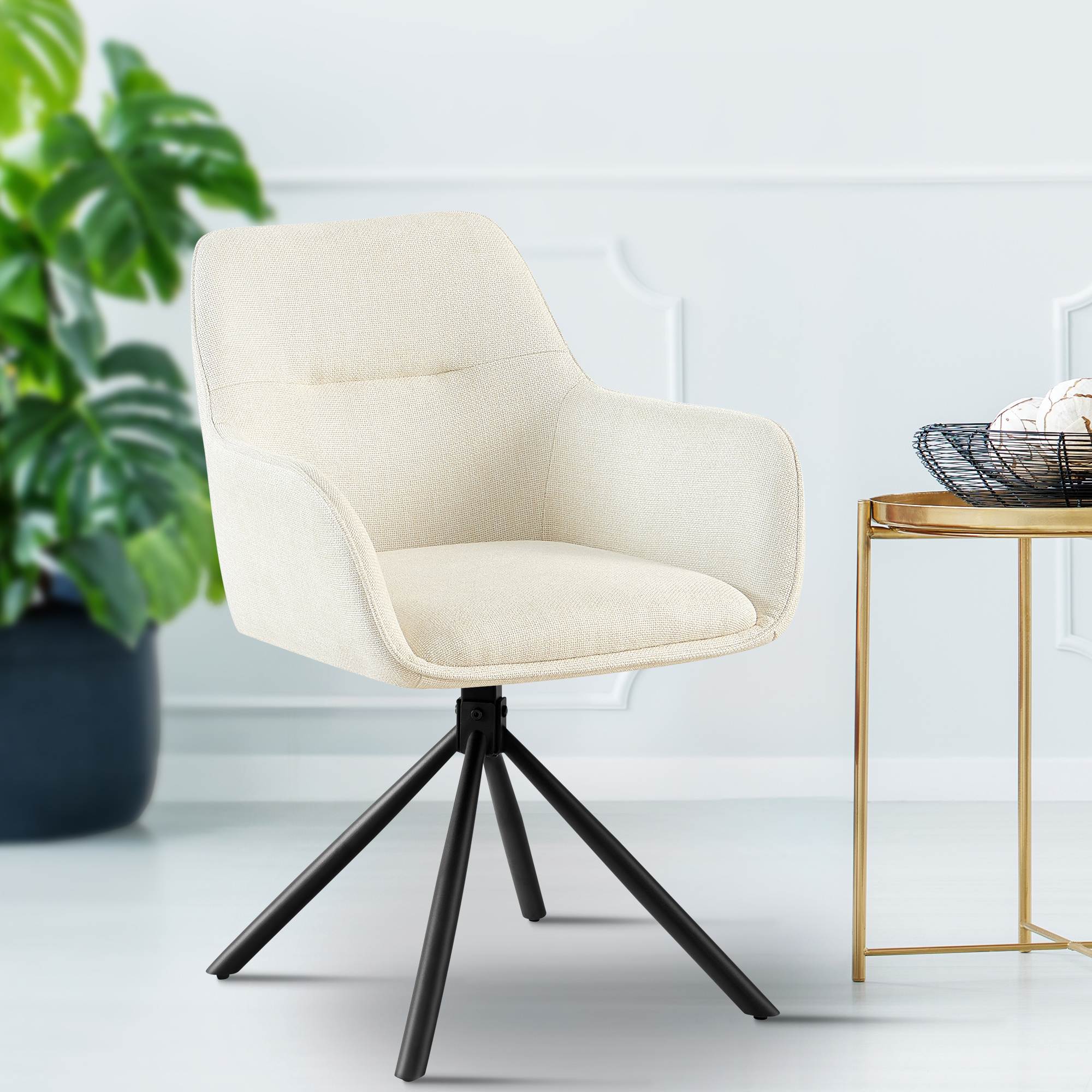Set van 2 Eetkamerstoelen Tipton