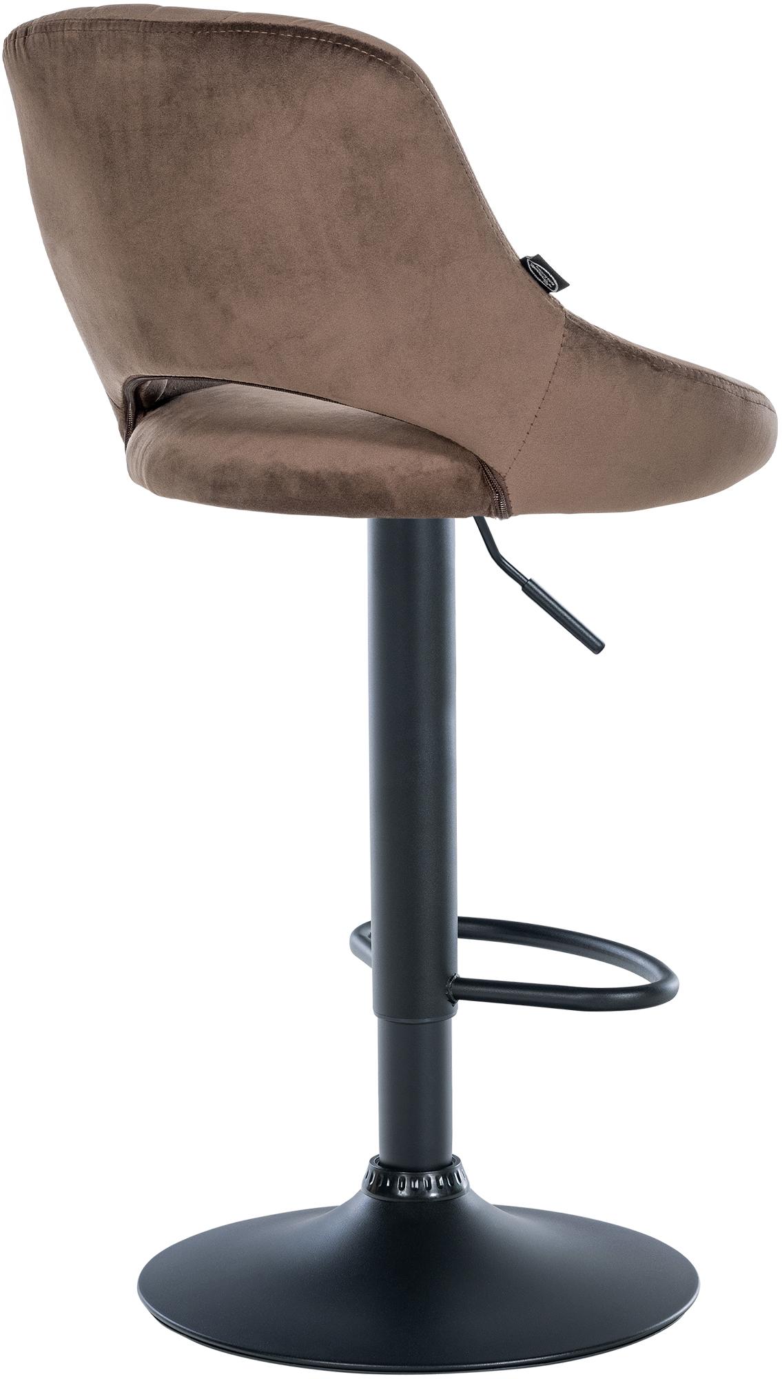 Set van 2 Barkrukken Milet Fluweel