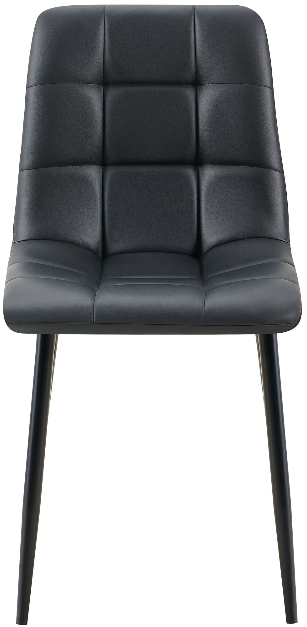 Set van 4 eetkamerstoelen Antibes kunstleer