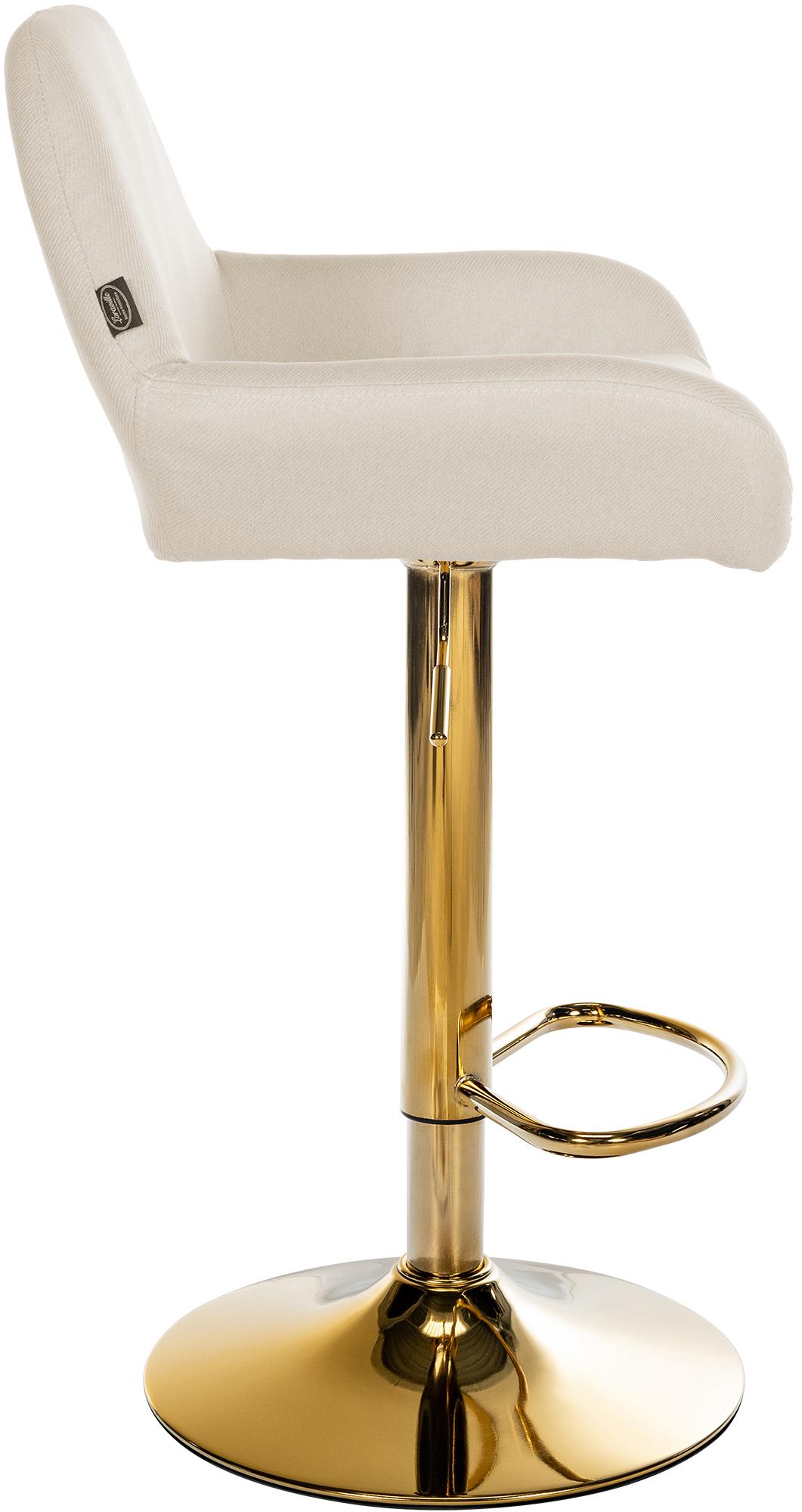 Barkruk Braga Goud stof