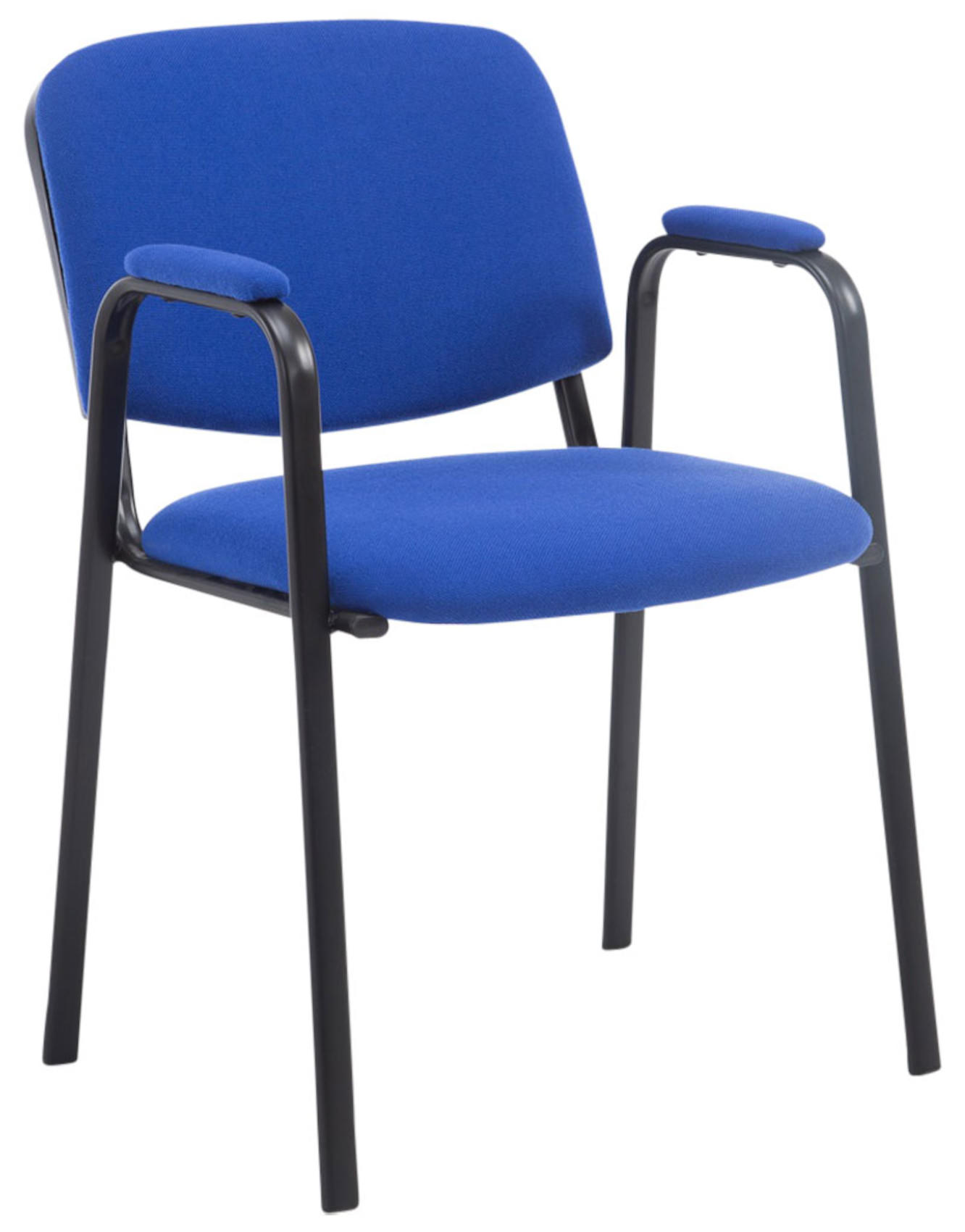 Set van 4 stapelstoelen Ken Pro stof