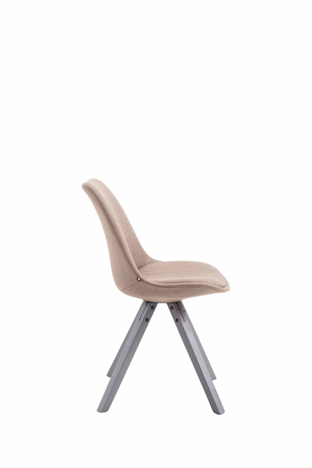 Bezoekersstoel Toulouse Vierkant frame Stof