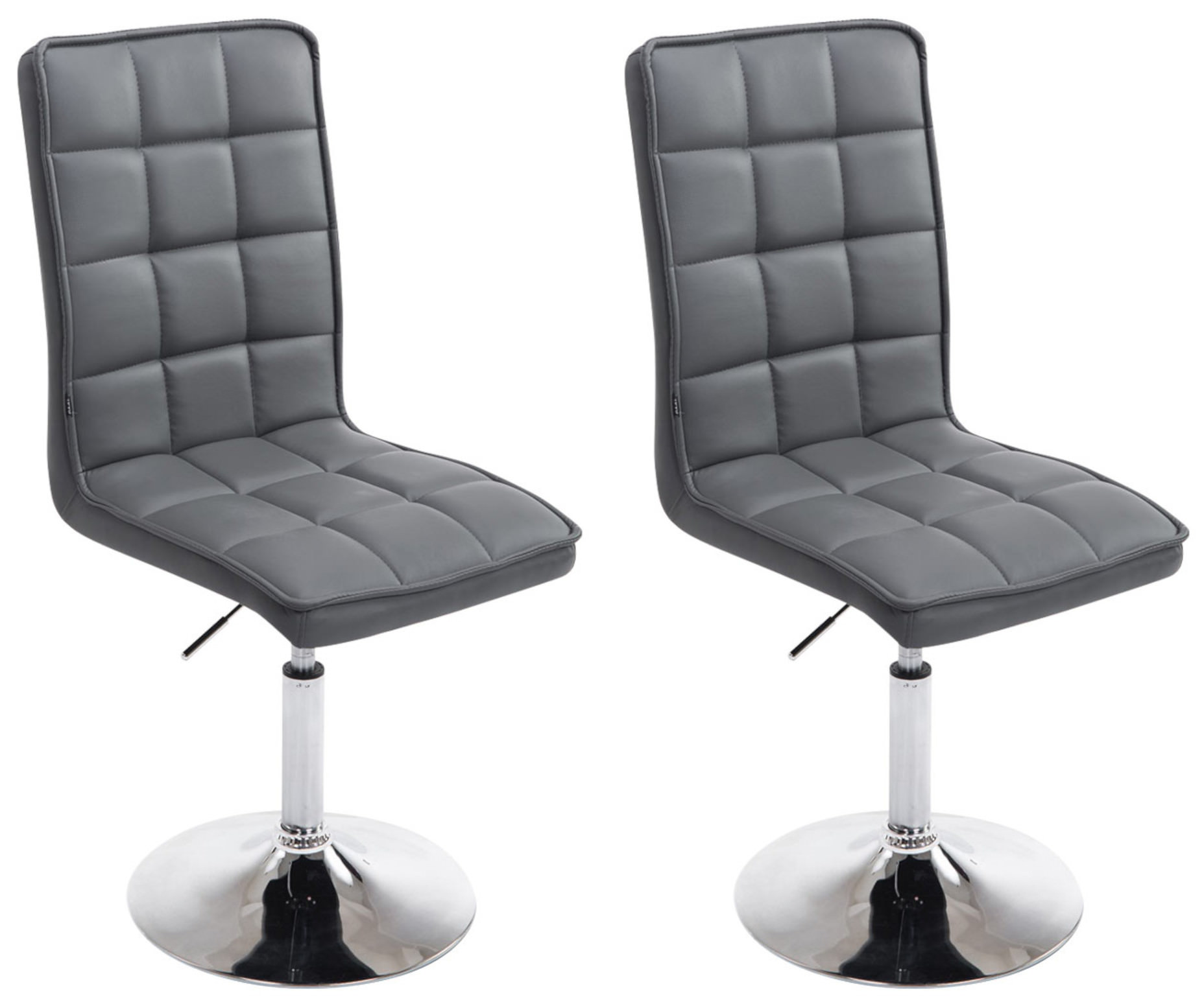 Set van 2 Eetkamerstoelen Peking - Kunstleer