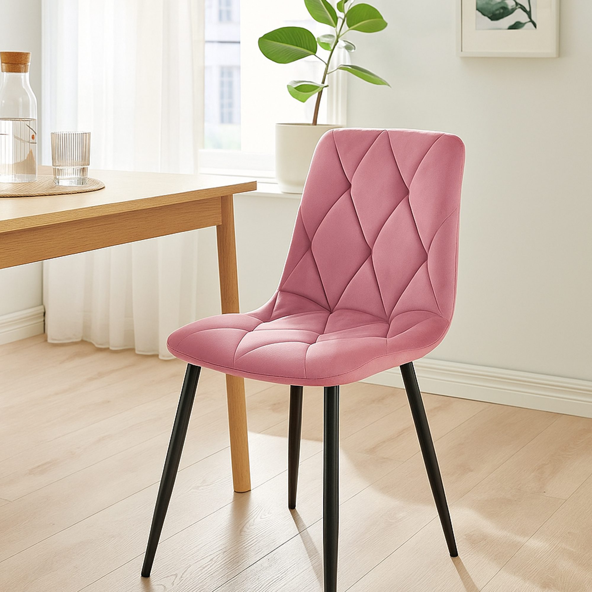 Set van 2 Eetkamerstoelen Clairton