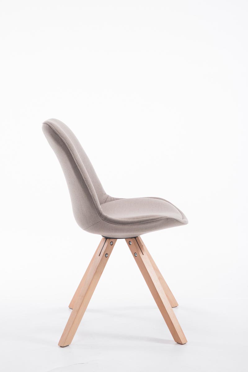 Bezoekersstoel Toulouse Vierkant frame Stof