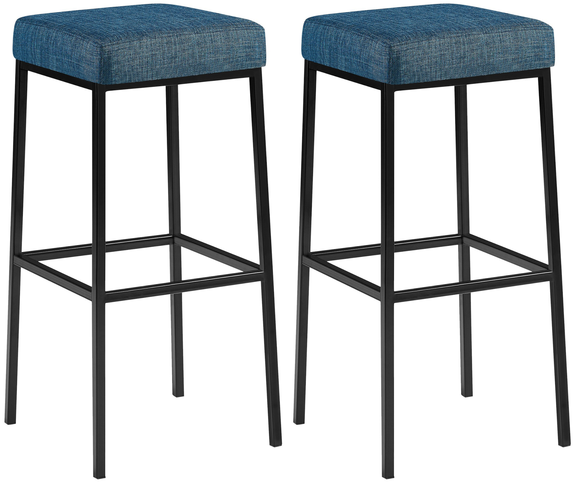 2-delige set barkrukken Montreal bekleding