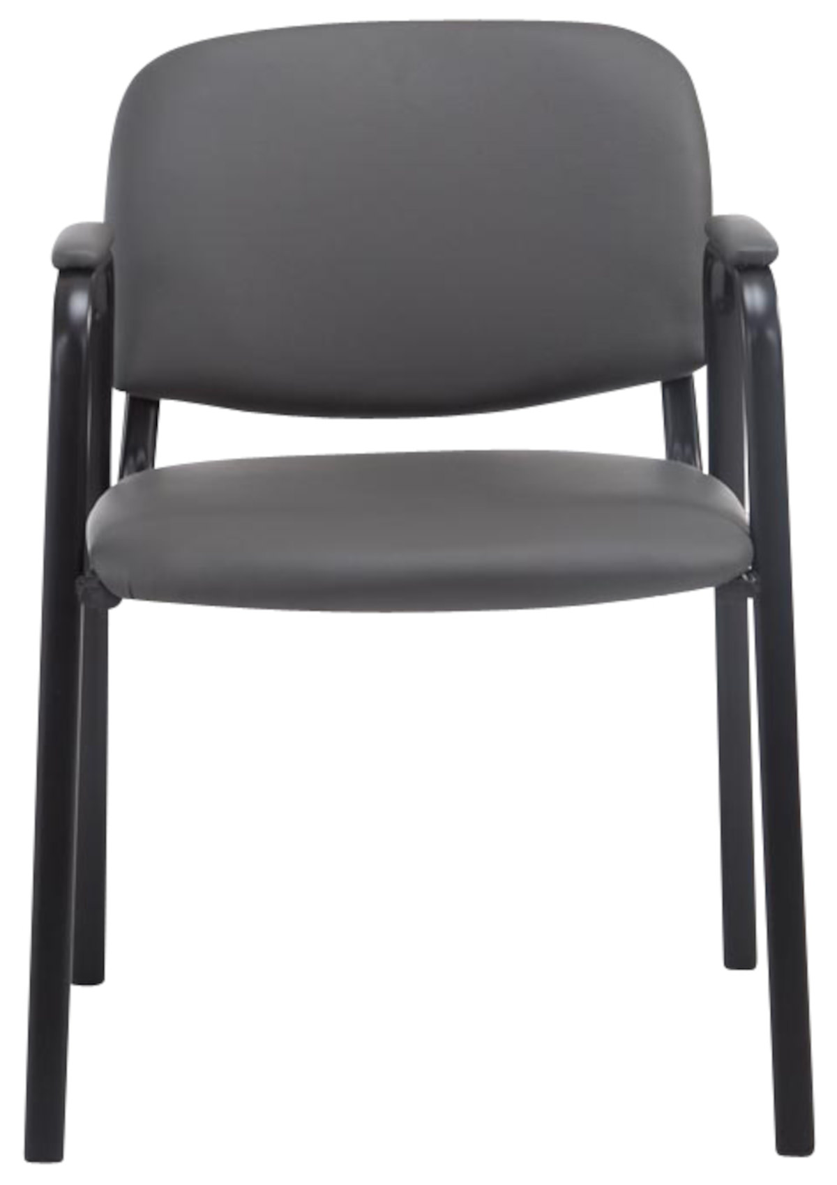 Set van 4 stapelstoelen Ken Pro kunstleer