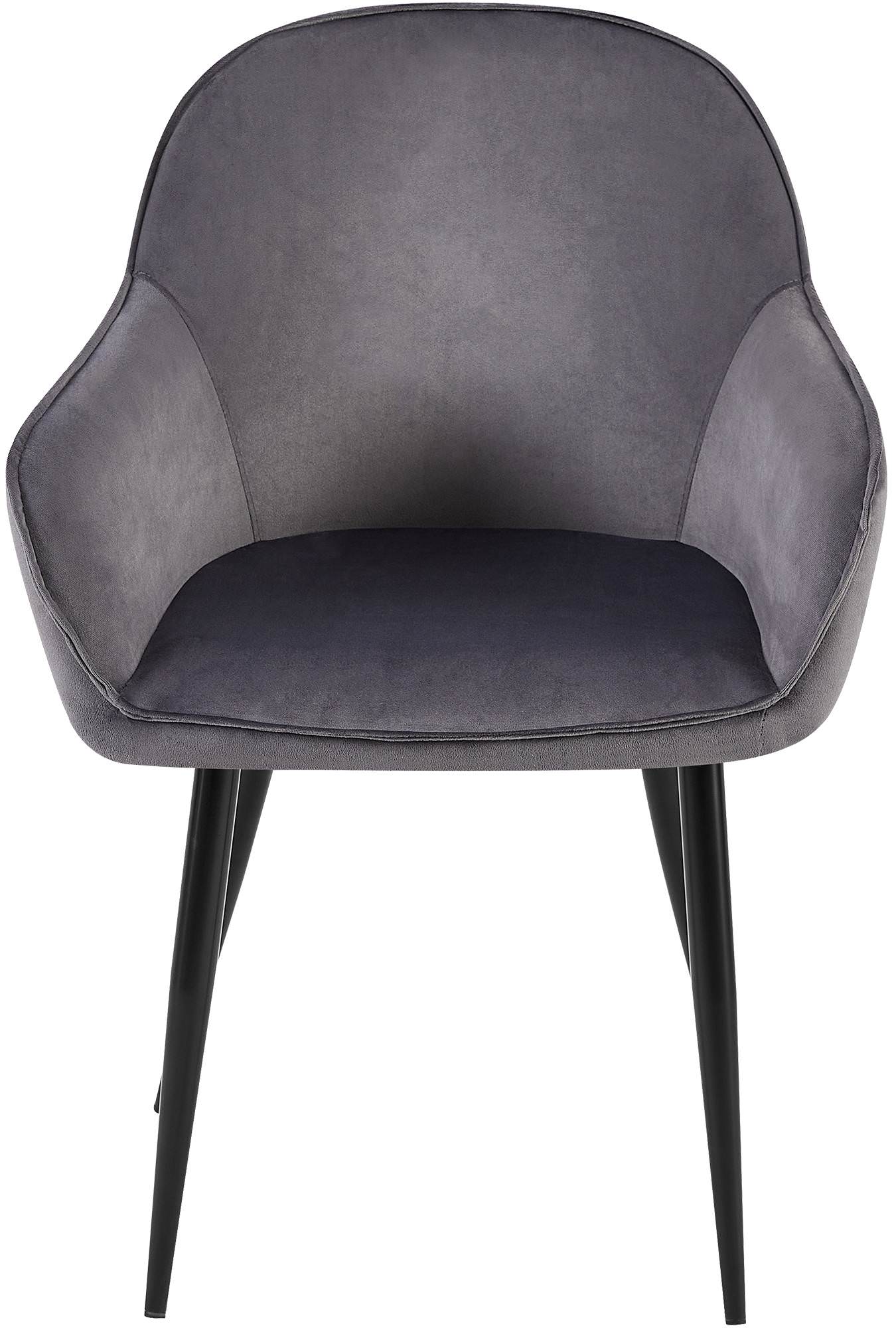 Set van 2 eetkamerstoelen Boise fluweel