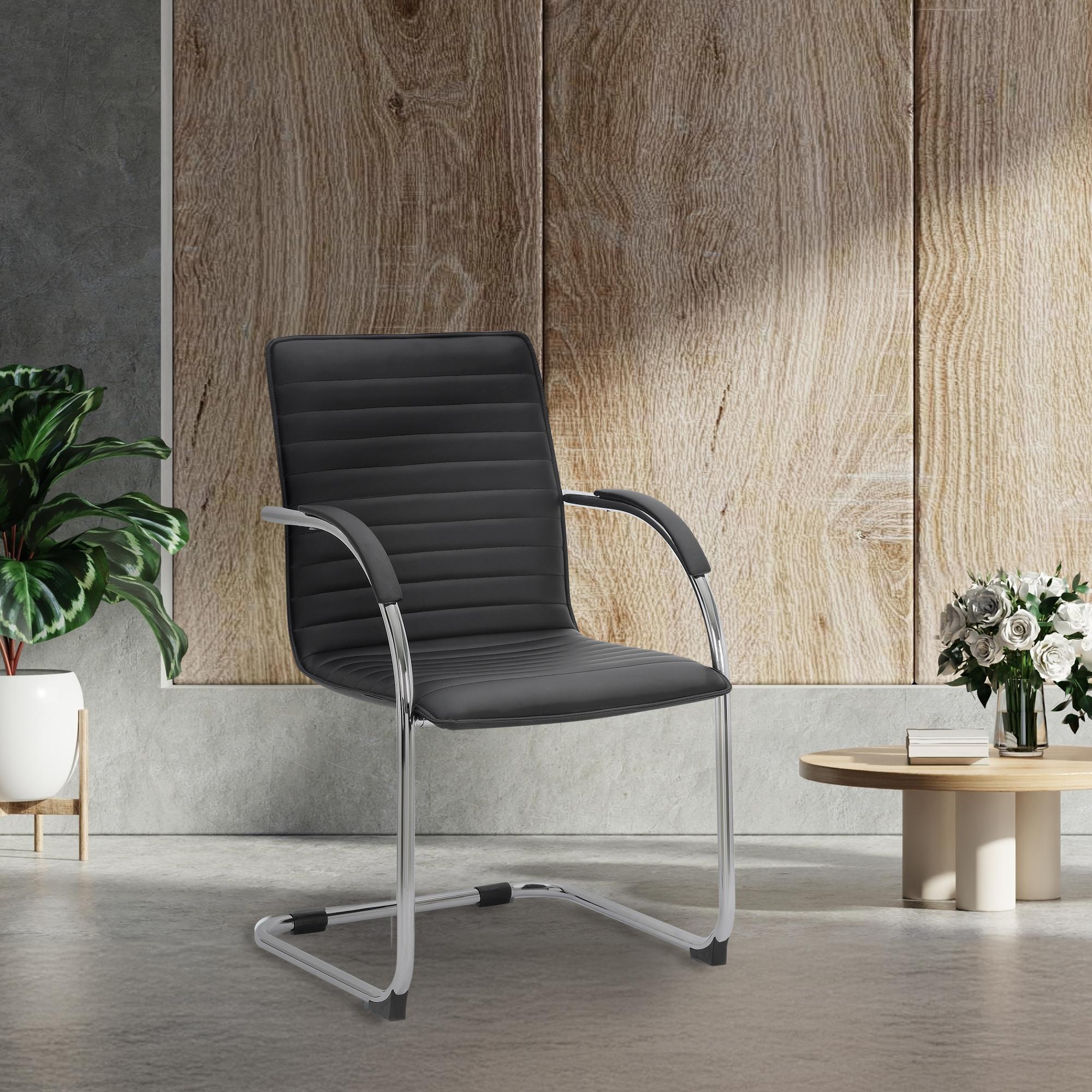 Set van 2 Eetkamerstoelen Tira kunstleer