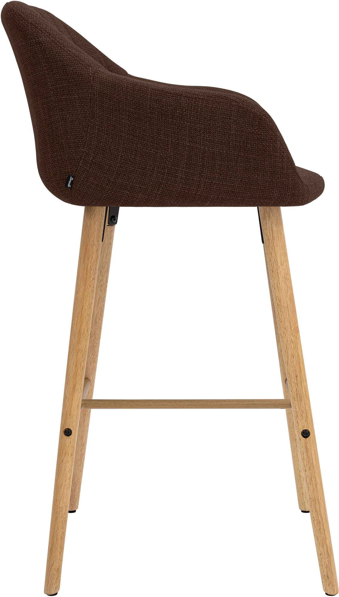 Barkruk Ando stof: modern design, comfortabel zitvlak, stabiel frame, ideaal voor keuken of bar