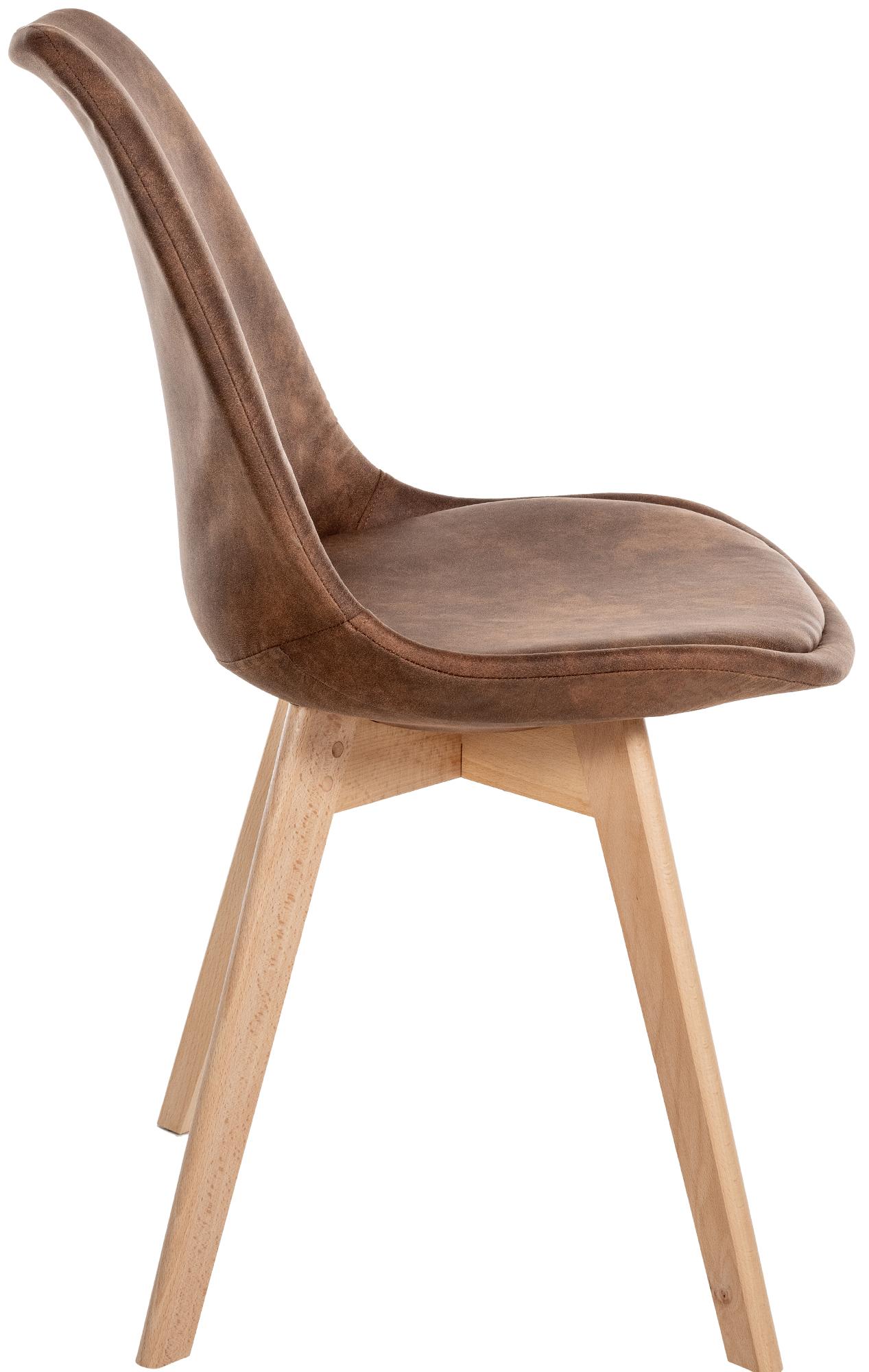 4-delige set Linares eetkamerstoelen
