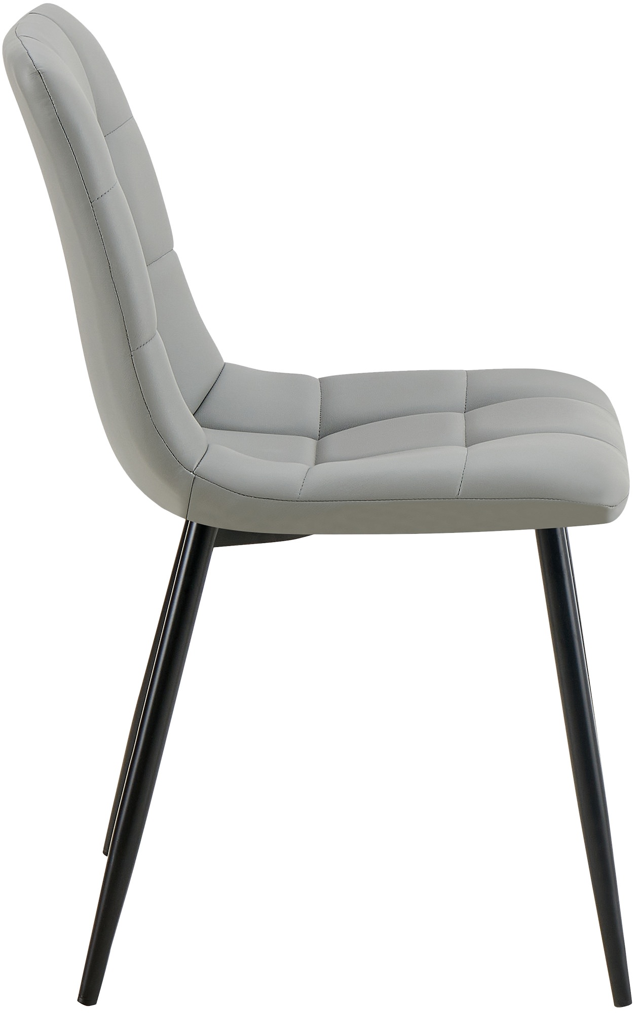 Set van 4 eetkamerstoelen Antibes kunstleer
