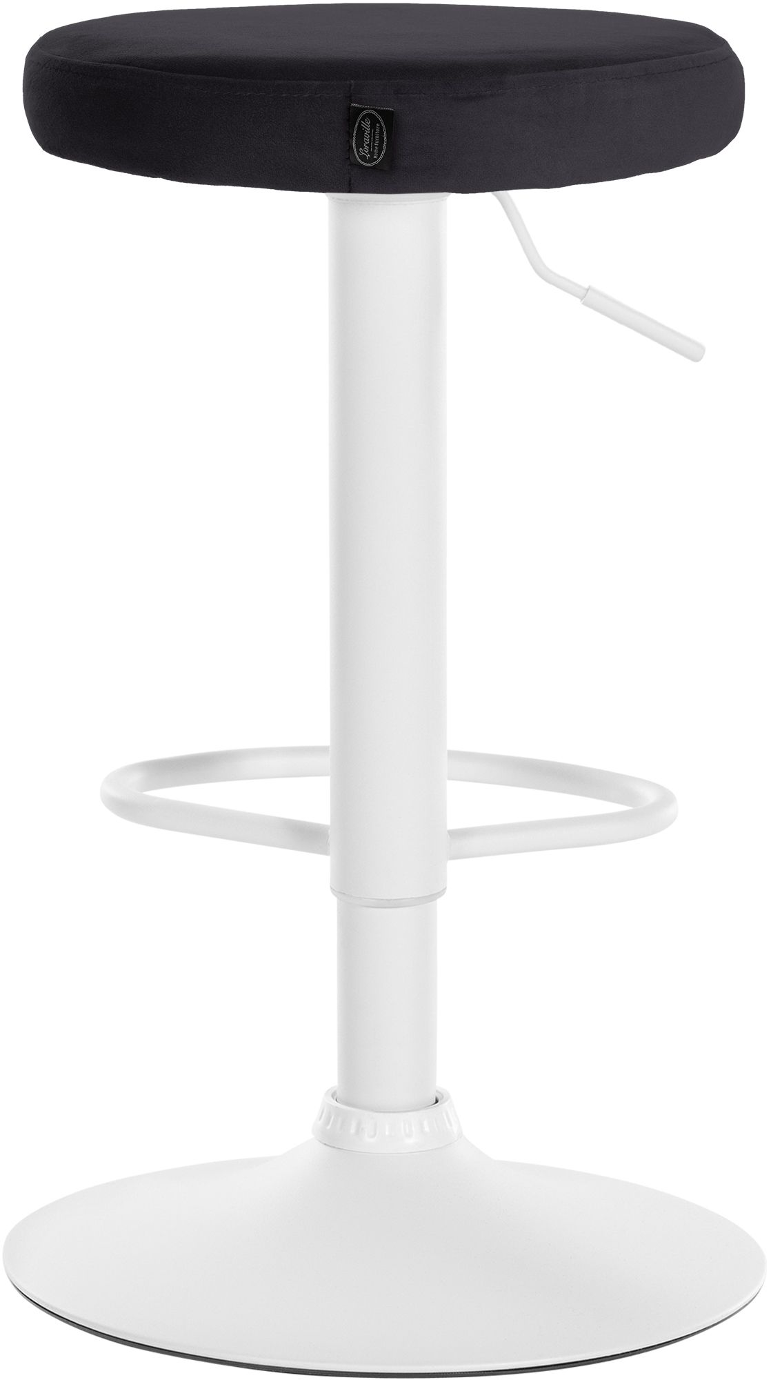 Set van 2 barkrukken Ponte fluweel
