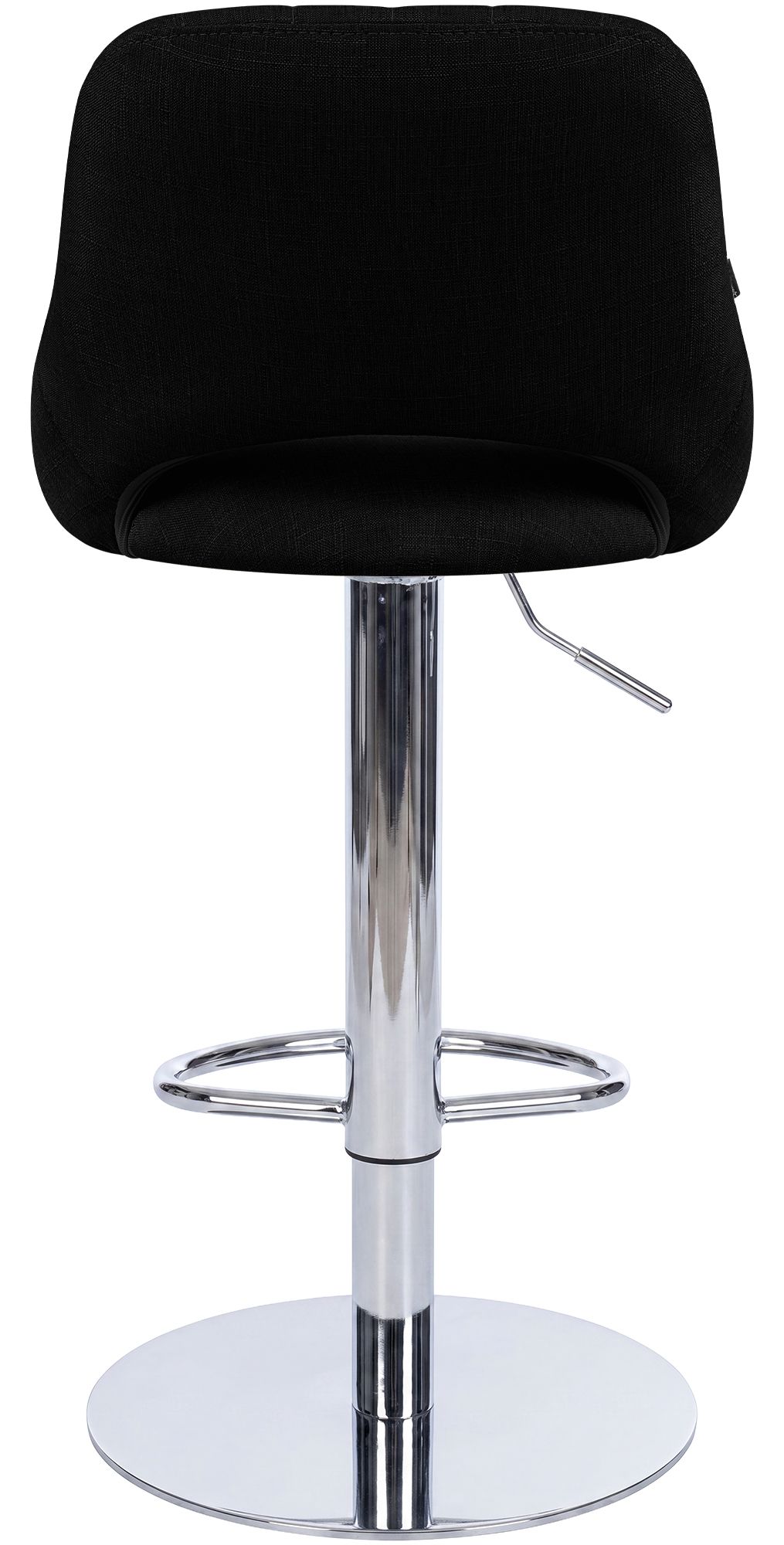 Barkruk Milet met stabiel chromen frame