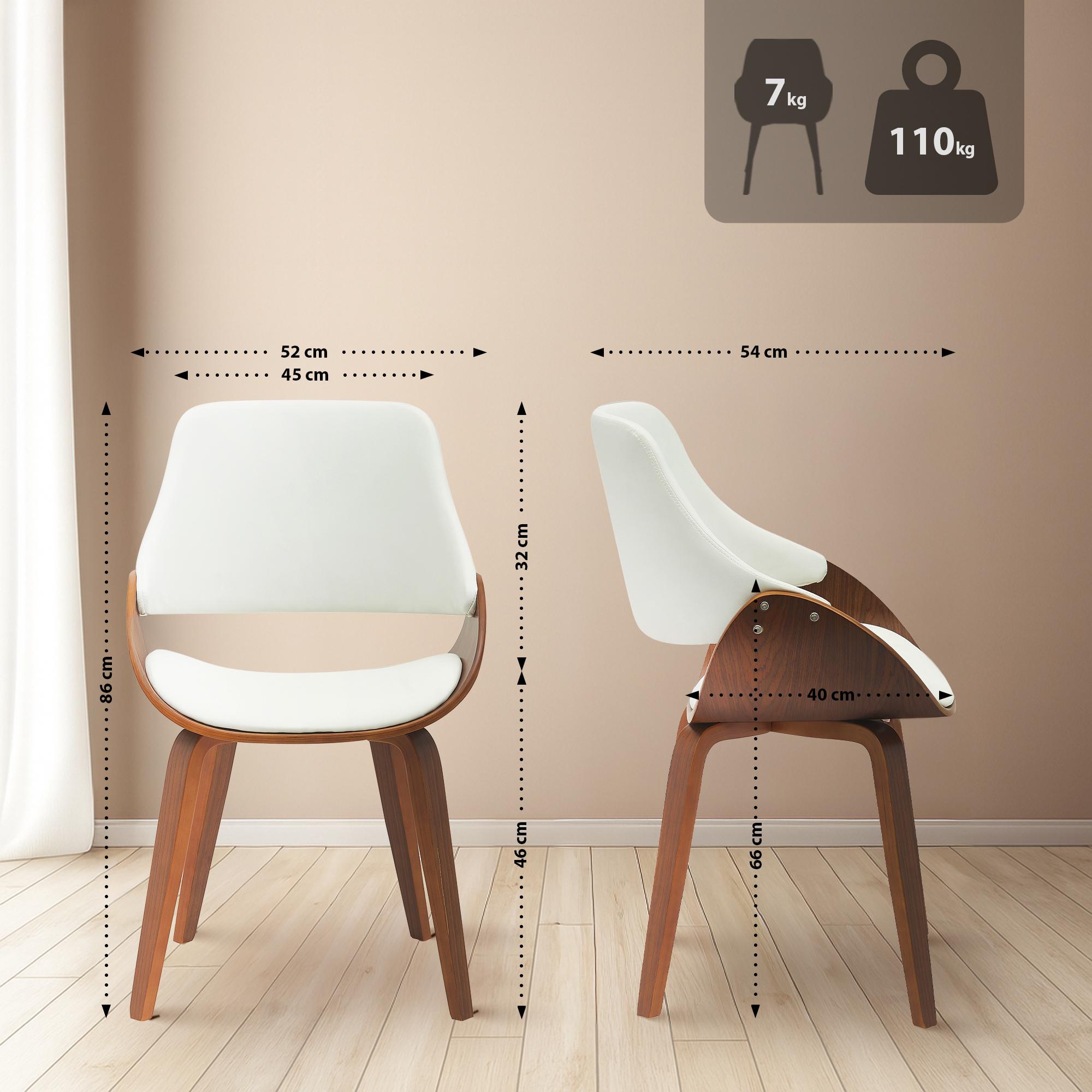 Set van 2 eetkamerstoelen Vangale