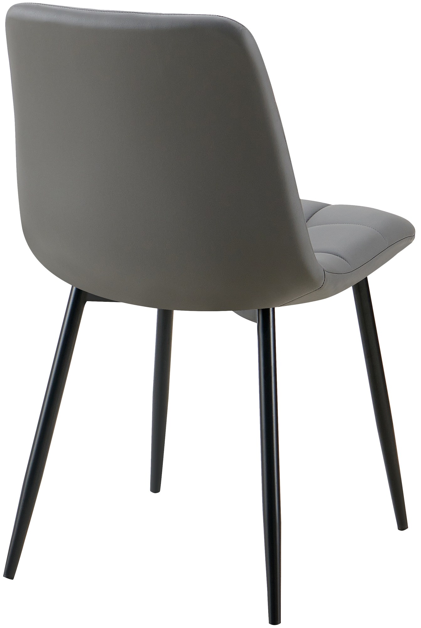 Set van 4 eetkamerstoelen Antibes kunstleer