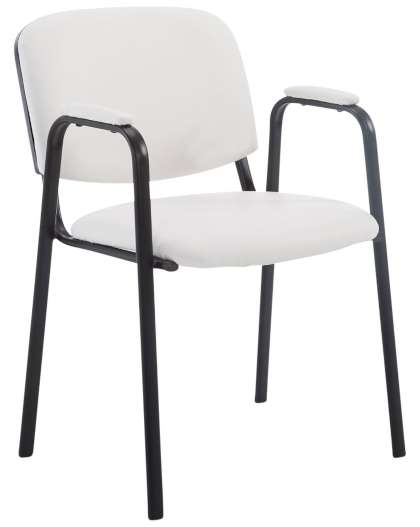 Set van 4 stapelstoelen Ken Pro kunstleer
