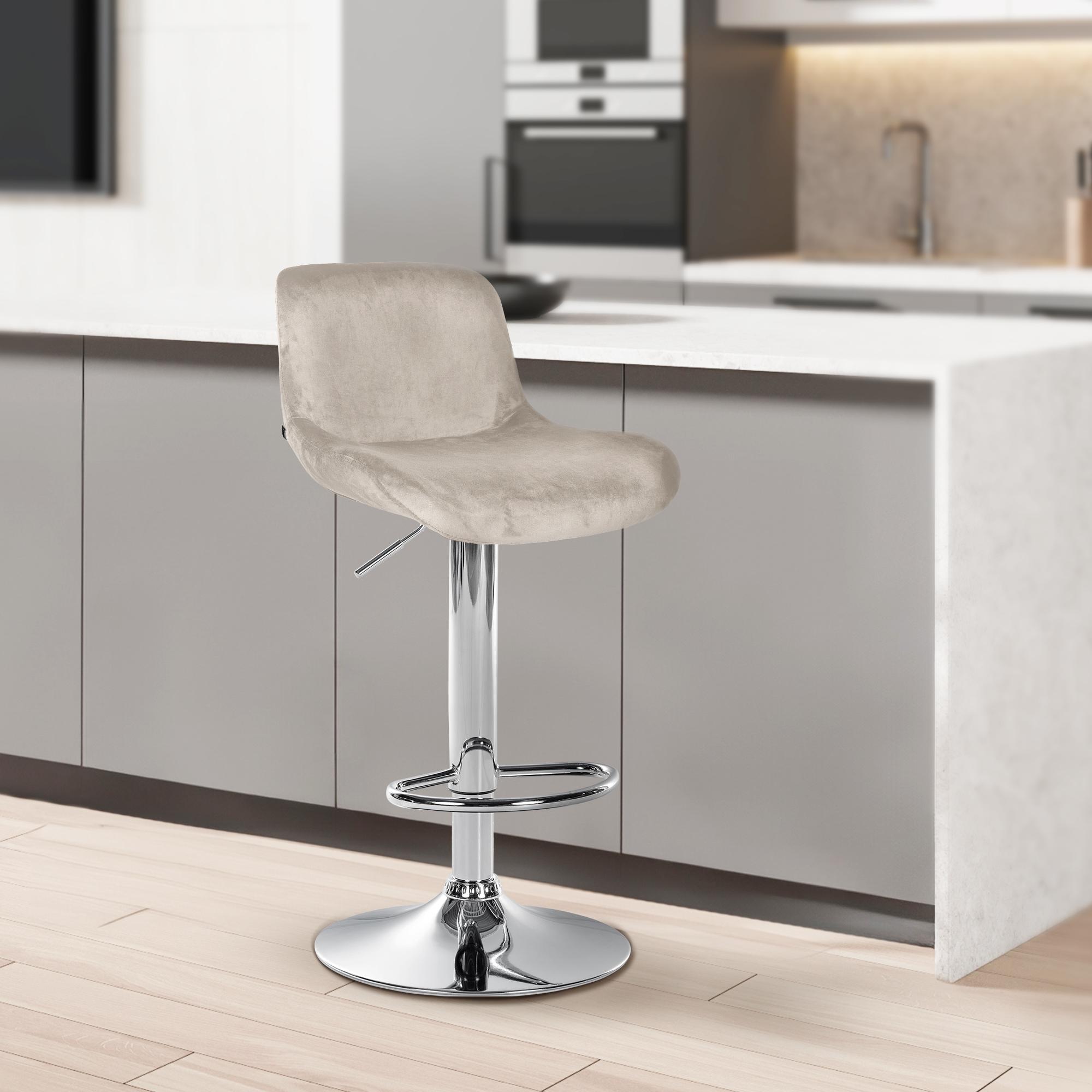 Barkruk Solon chroom frame