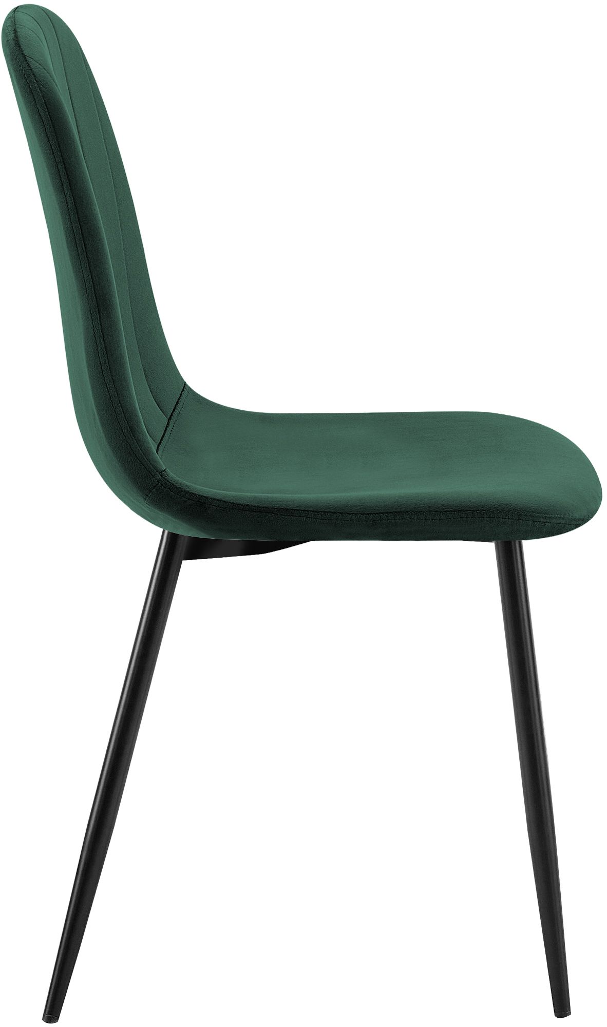 Set van 4 eetkamerstoelen Baxter, fluweel/velours
