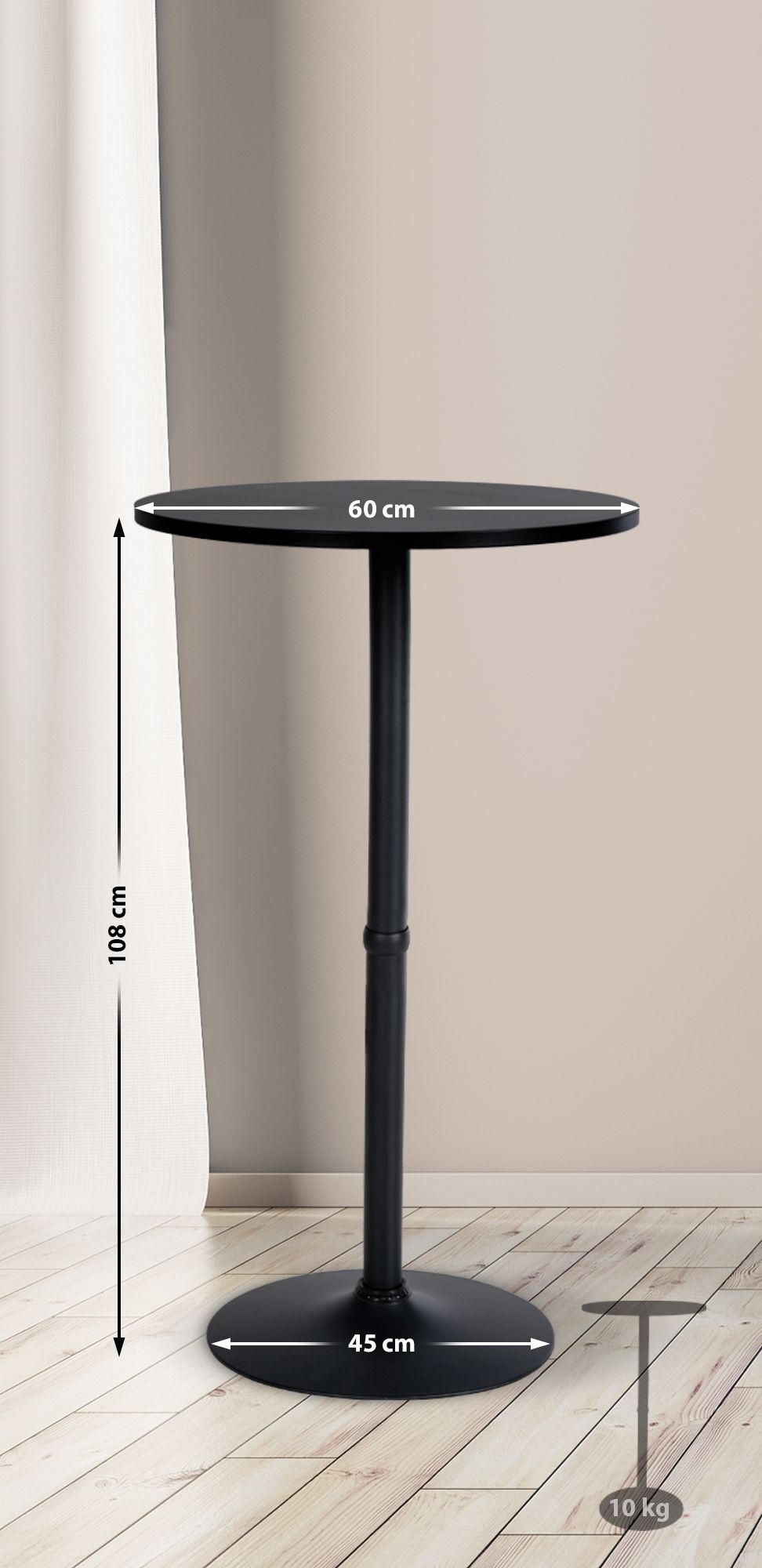 Statafel rond