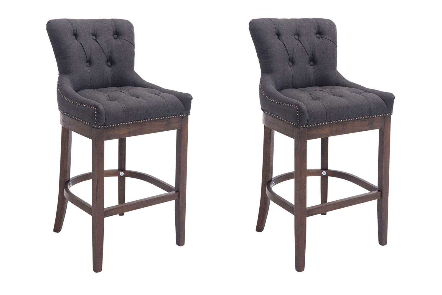Set van 2 barkrukken Lakewood stof
