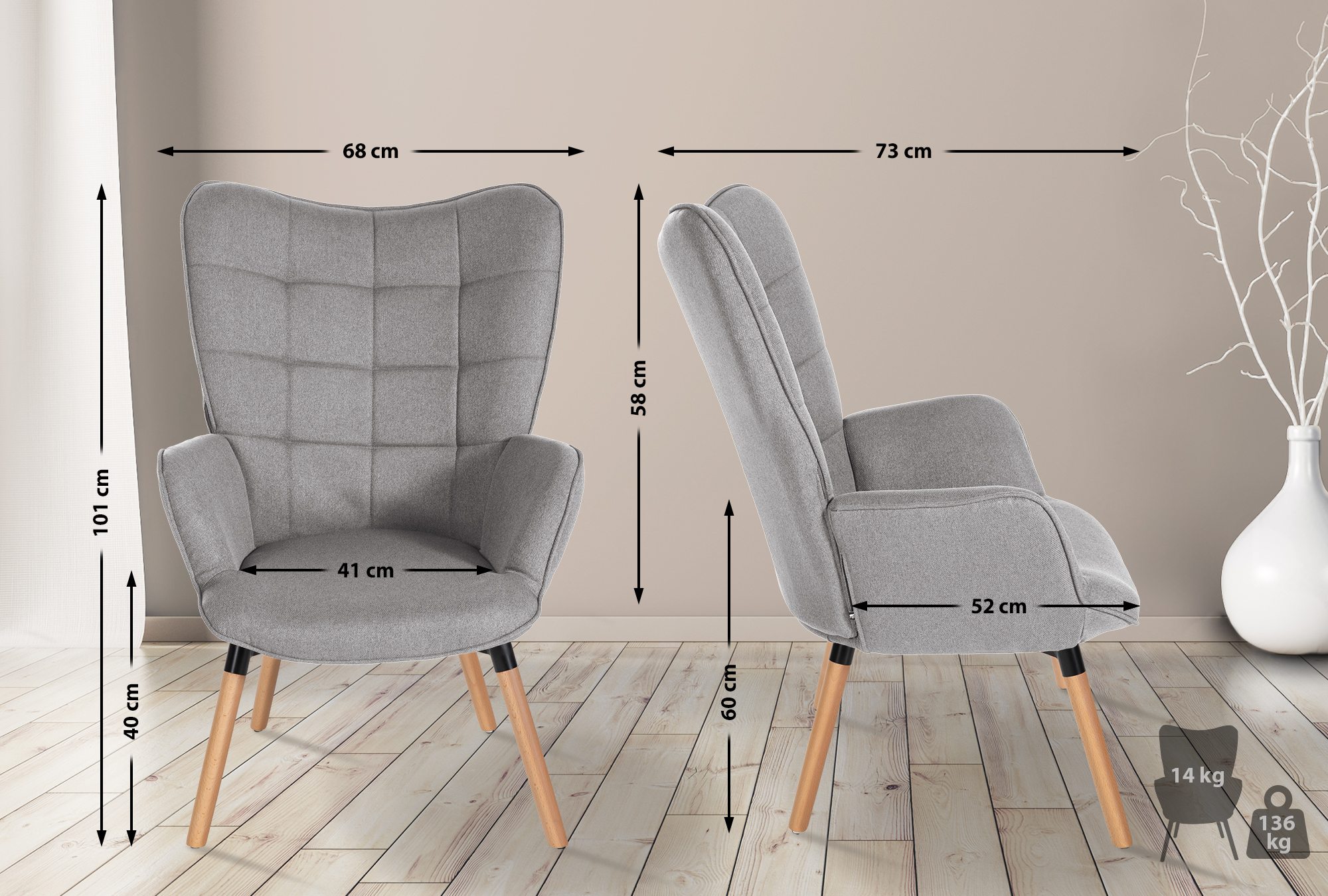 Fauteuil Garding